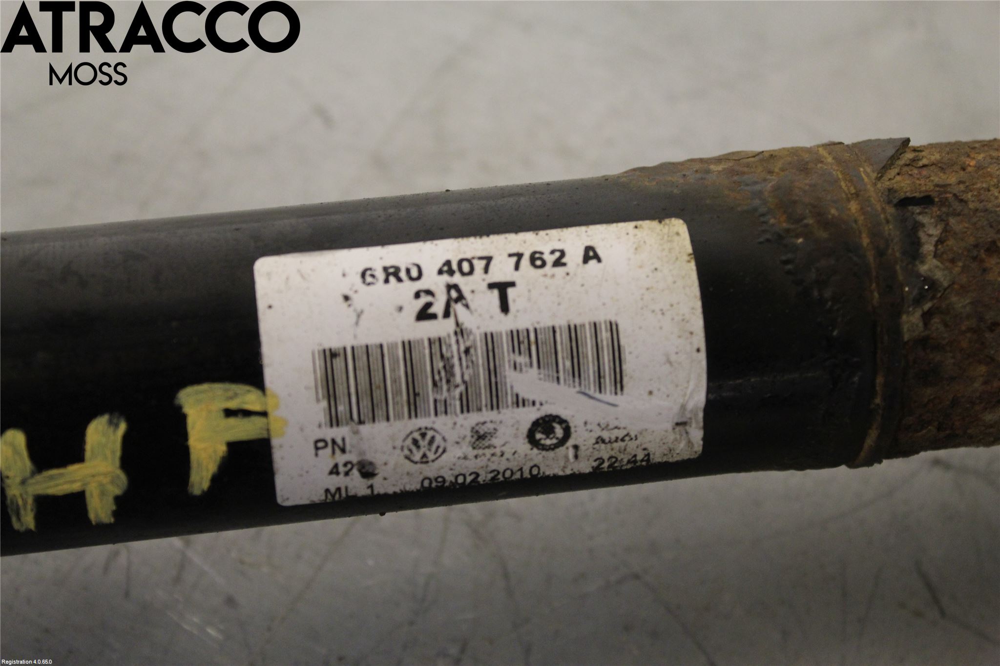 Volkswagen VW POLO 10-17 Drivaksel Foran Kompl Høyre