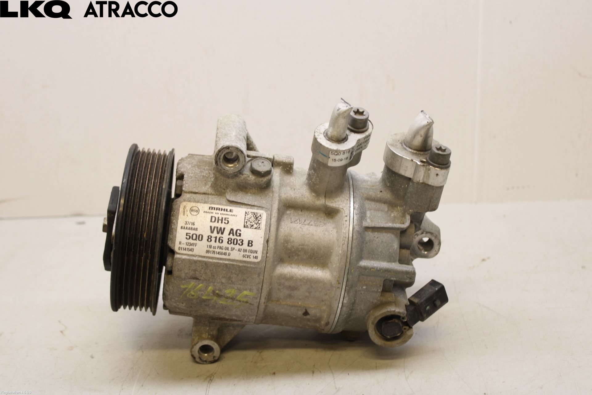 Volkswagen VW PASSAT 15-19 Varme Ac Kompressor