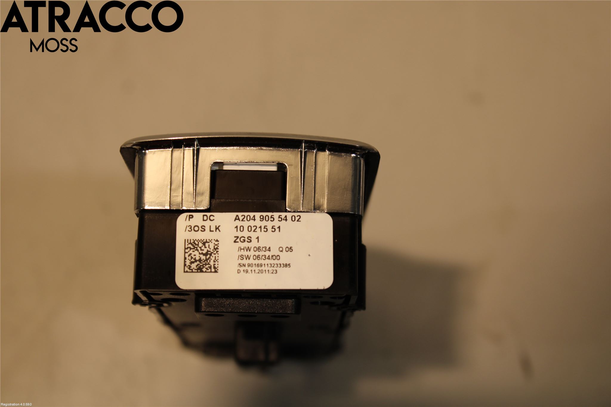 Mercedes-Benz MB C-KLASS (W204) 07-15 Bryter Vindusheis