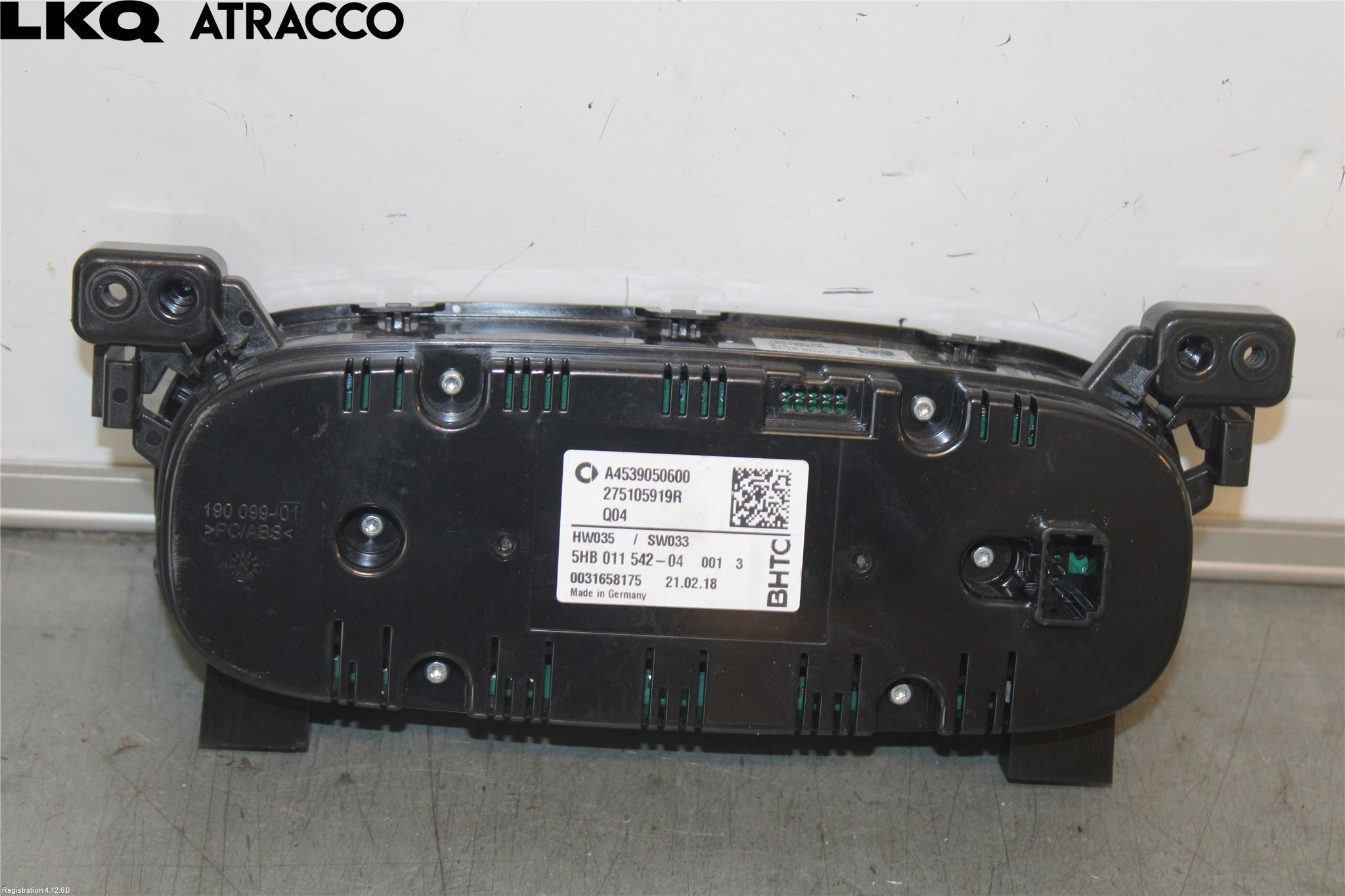 Smart FORTWO III 15-24 Varme Ac Betjening-Display