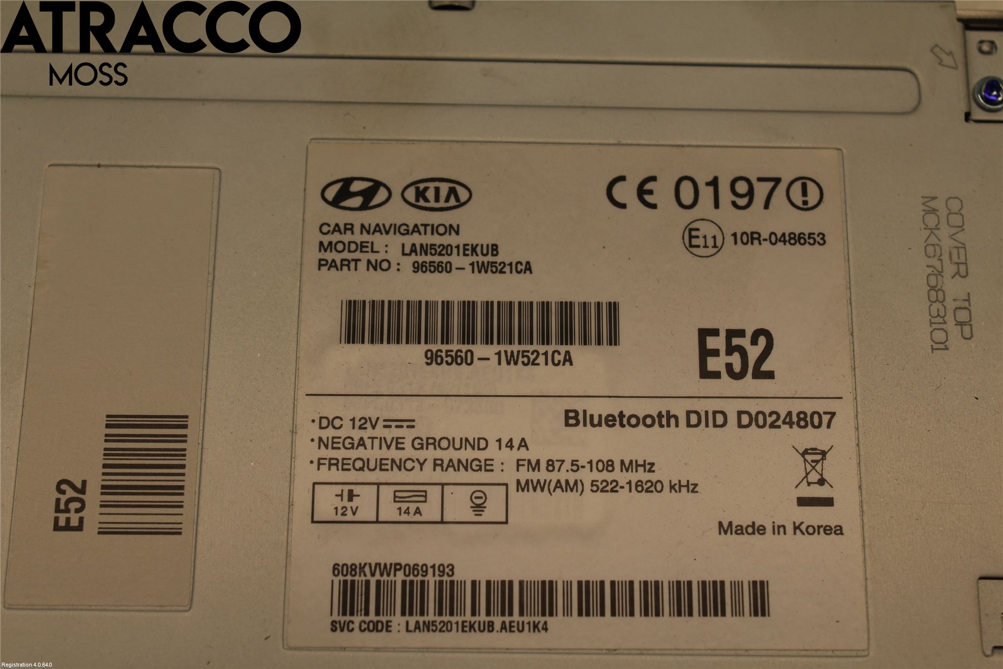 Kia RIO 12-16 Stereo Radio Med Cd