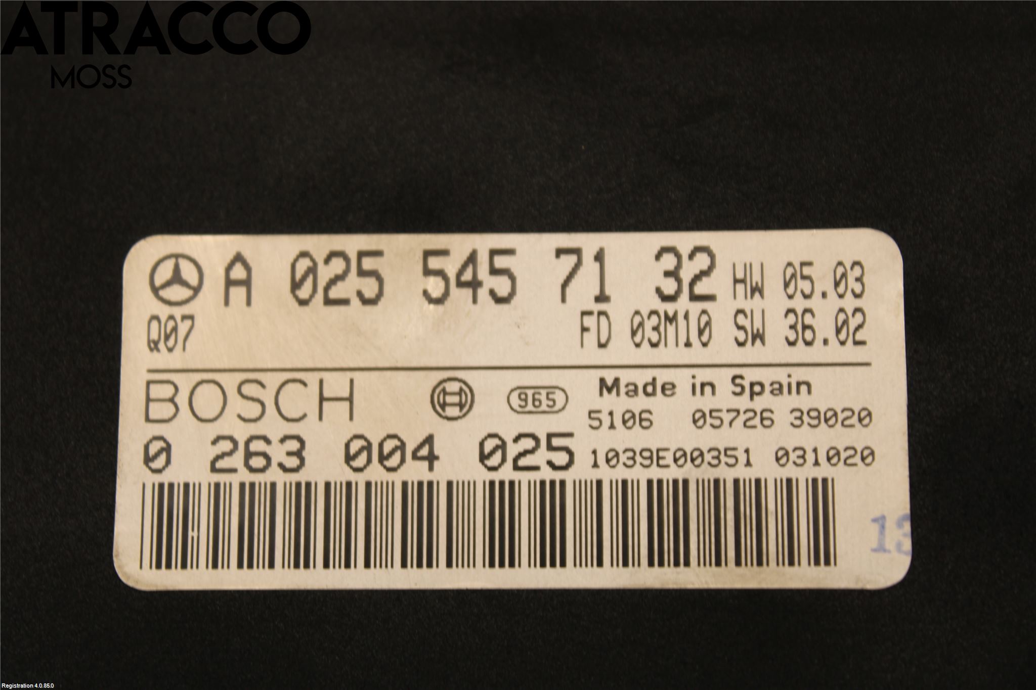 Mercedes-Benz MB E-KLASS (W211) 02-09 Styreenhet Parkering