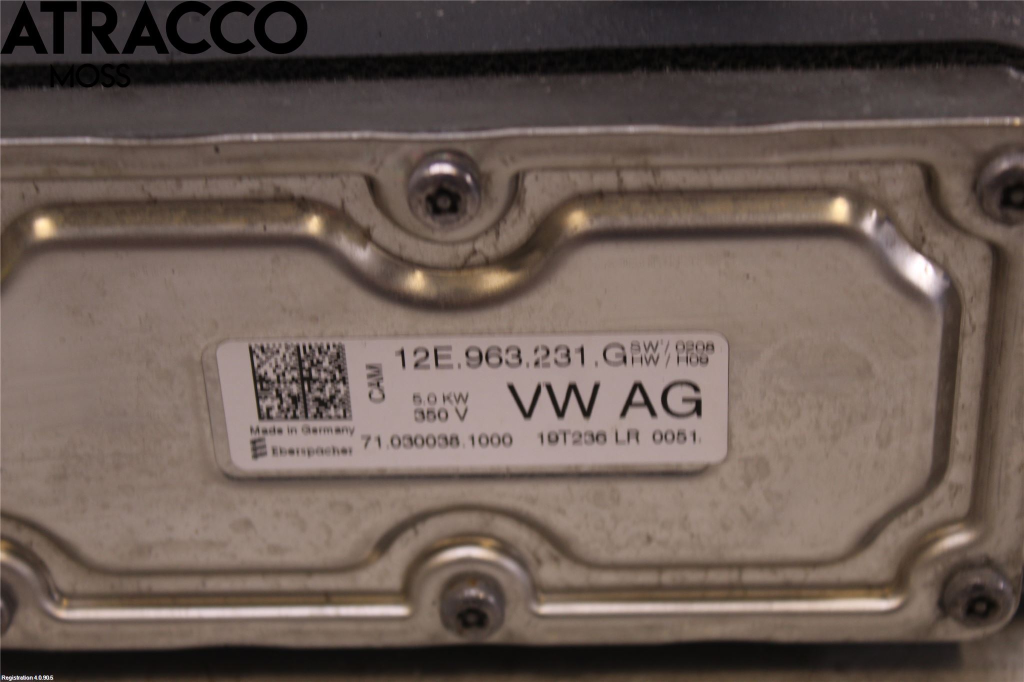 Volkswagen VW GOLF / E-GOLF VII 13-20 Motorvarmer Elektrisk