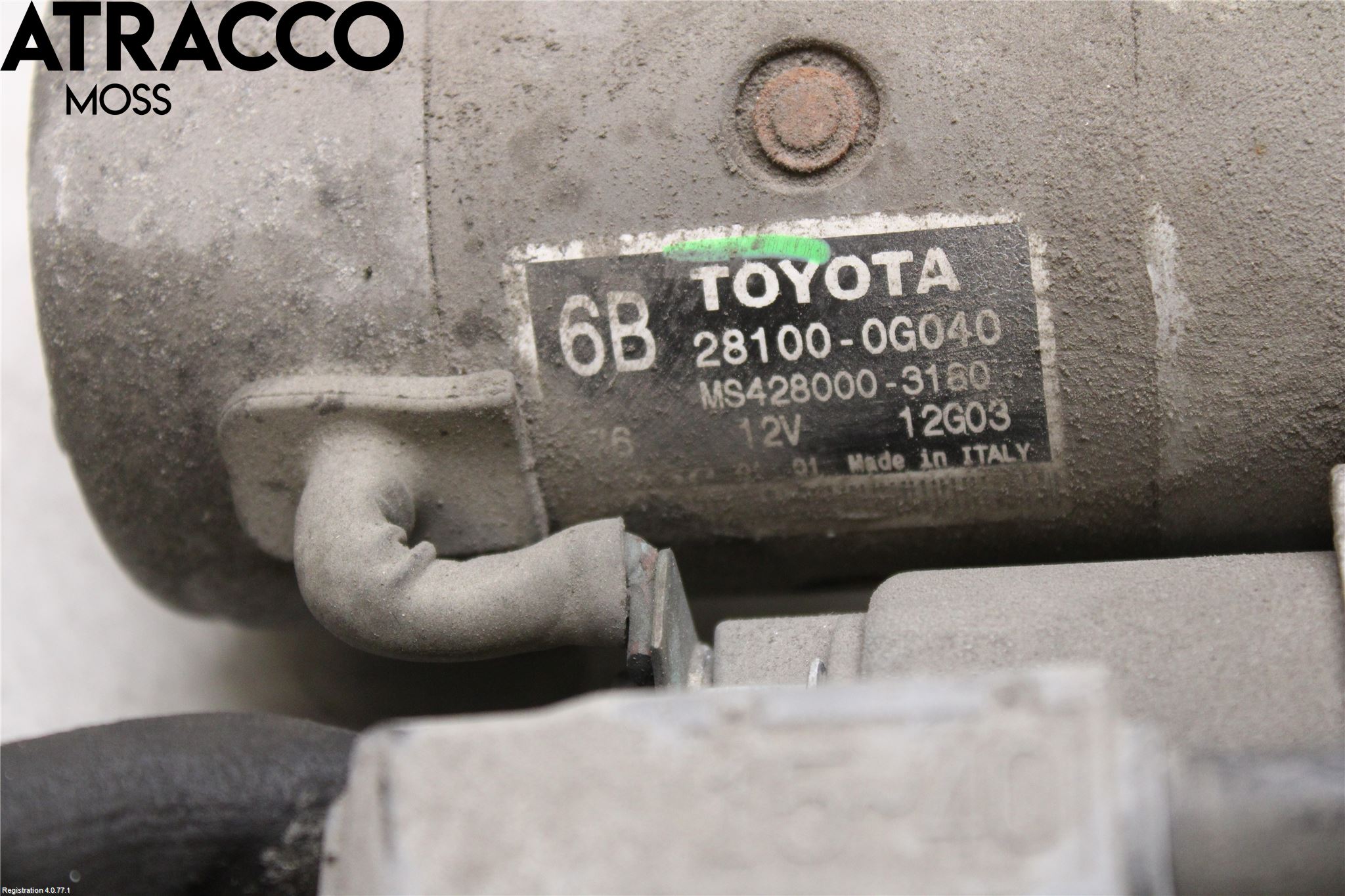 Toyota AVENSIS 03-06 Startmotor Diesel