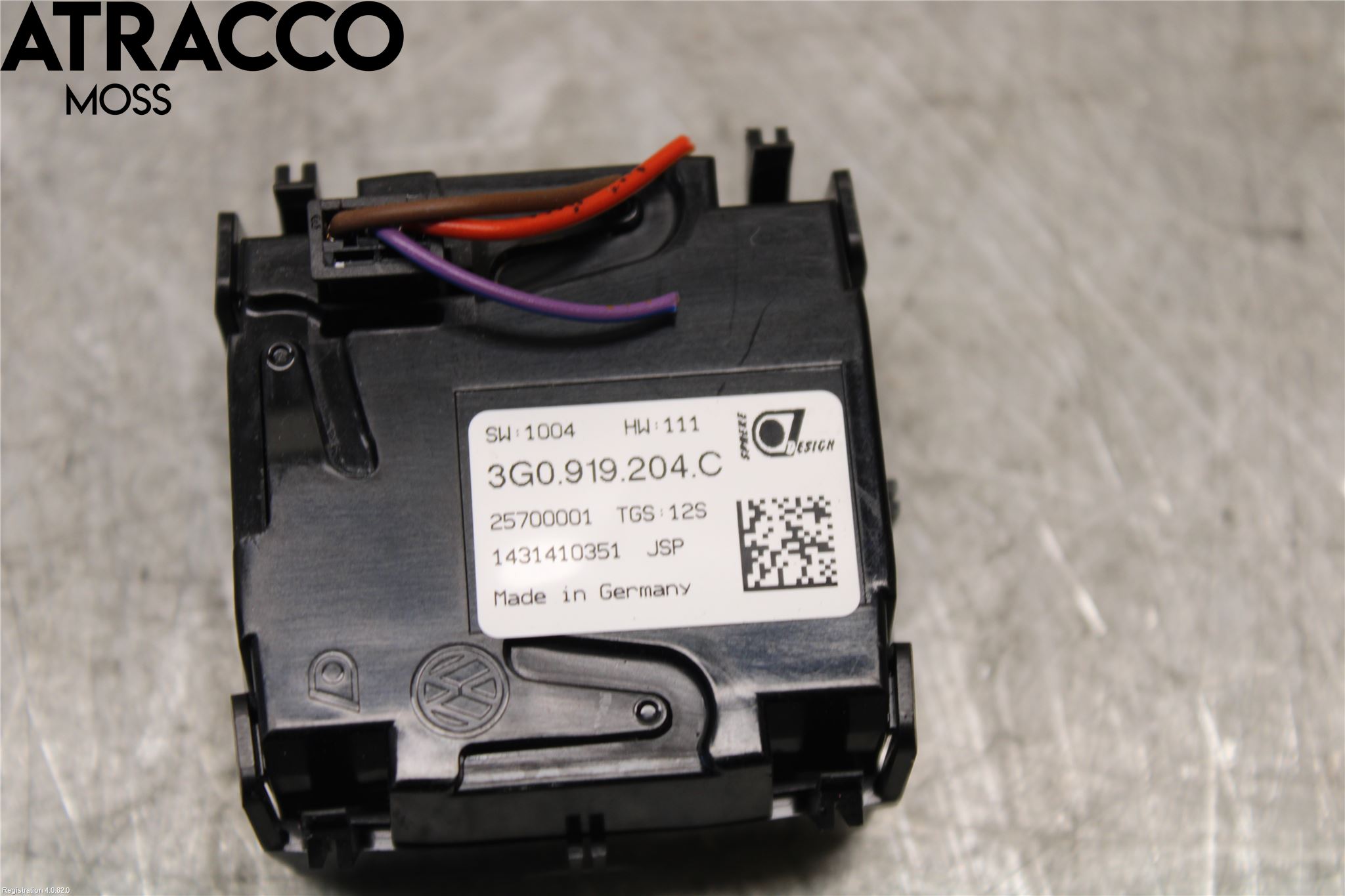 Volkswagen VW PASSAT 15-19 Instr Klokke