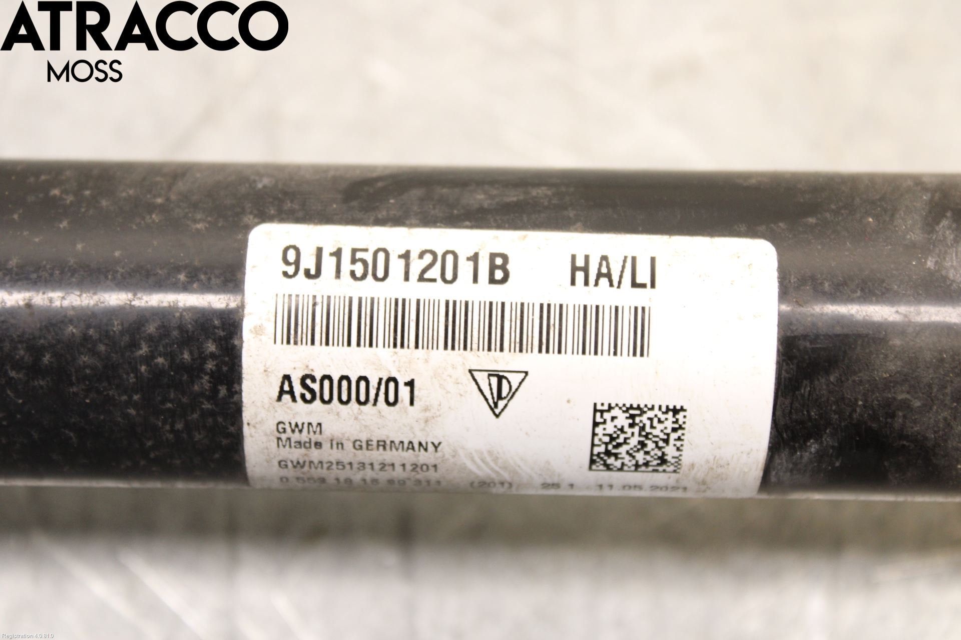 Porsche TAYCAN 20- Drivaksel Bak Kompl Venstre