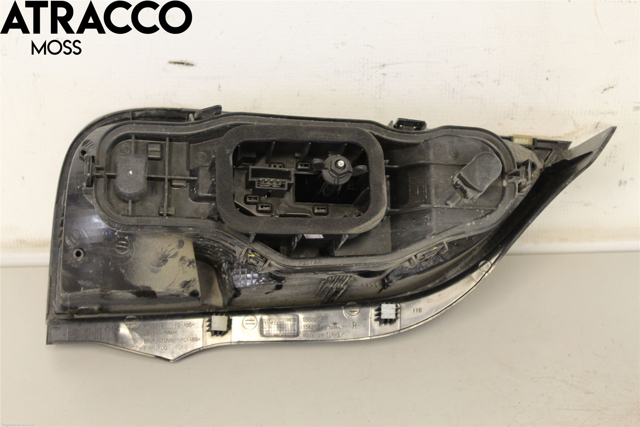 Volkswagen VW UP! / E-UP! Baklykt Høyre