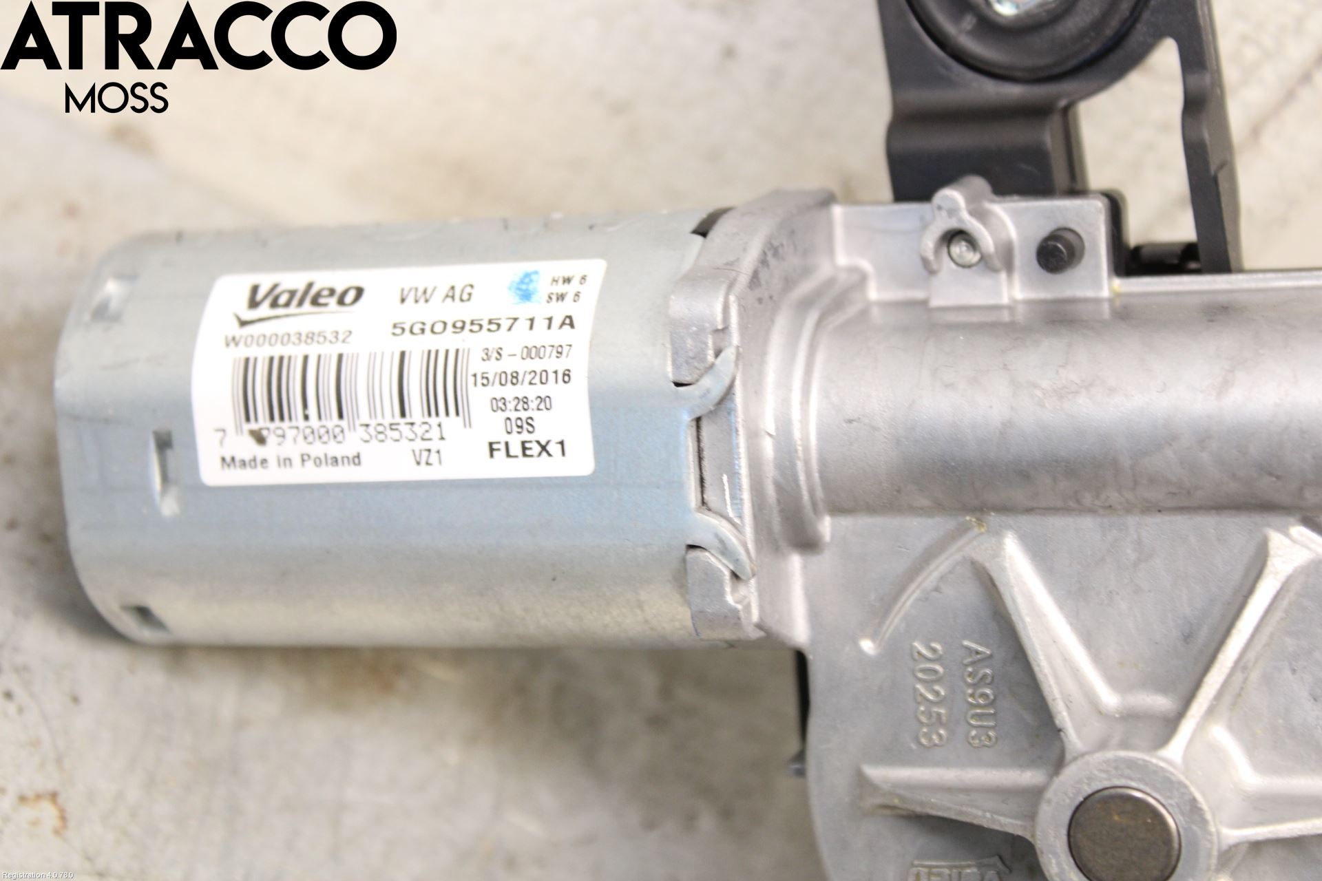 Volkswagen VW PASSAT 15-19 Viskermotor Bakluke