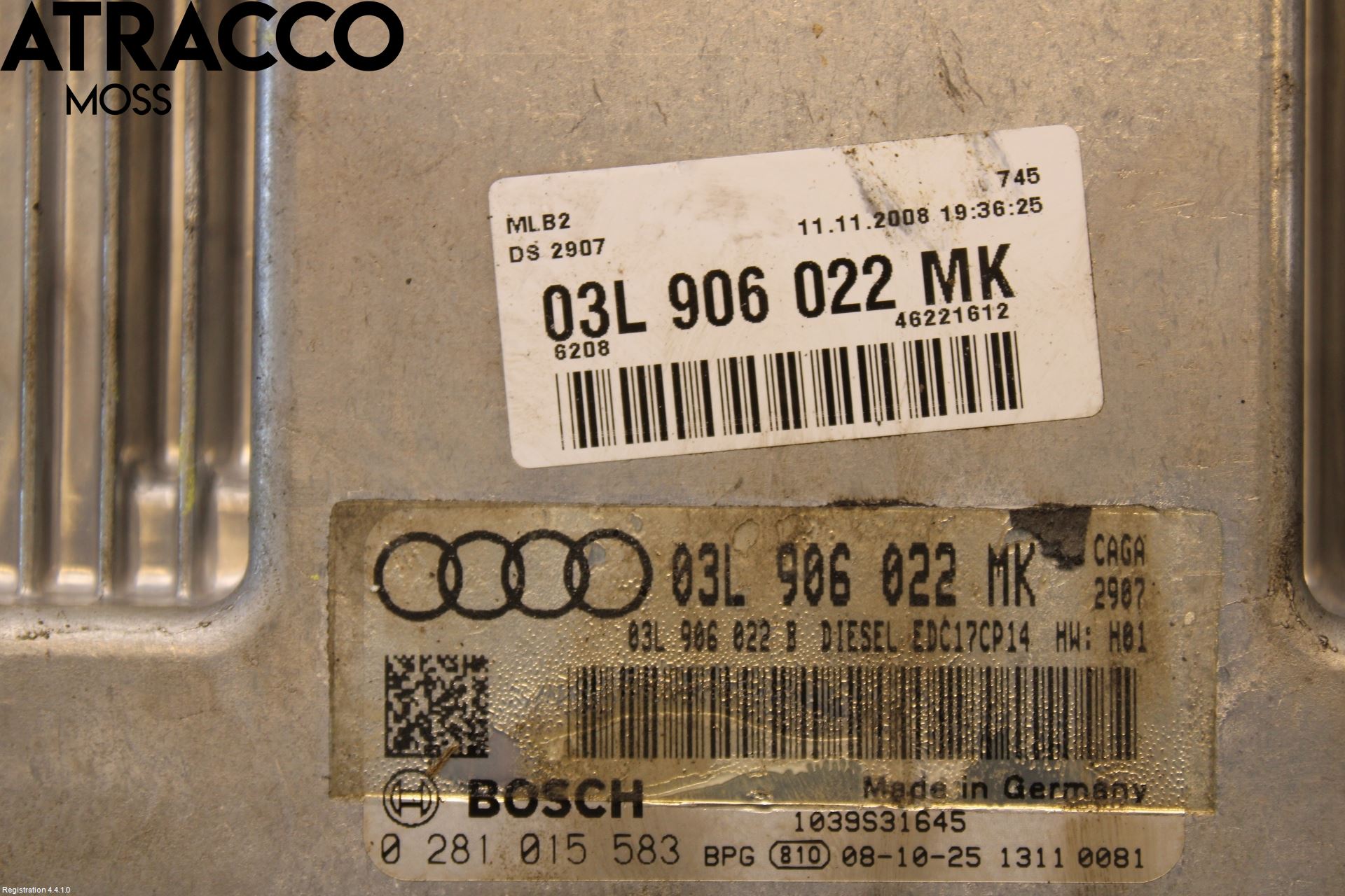 Audi A4/S4 08-11 Styreenhet Innsprøytning