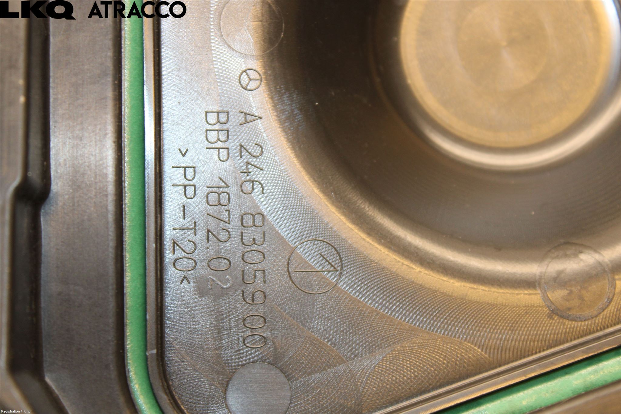 Mercedes-Benz MB B-KLASS (W246/W242) 12-19 Visker Deksel-Grill-Under Frr