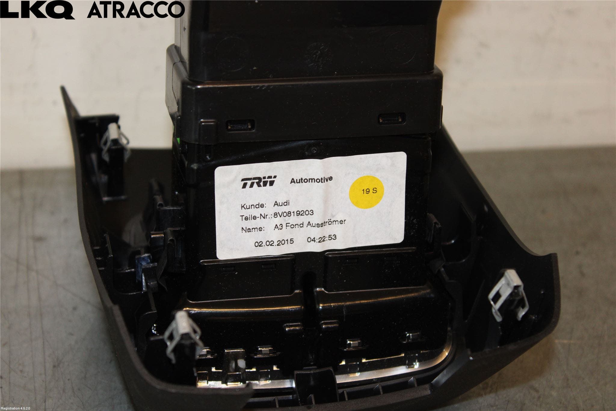 Audi A3/S3 05-13 Bryter Luft Sirkulasjon