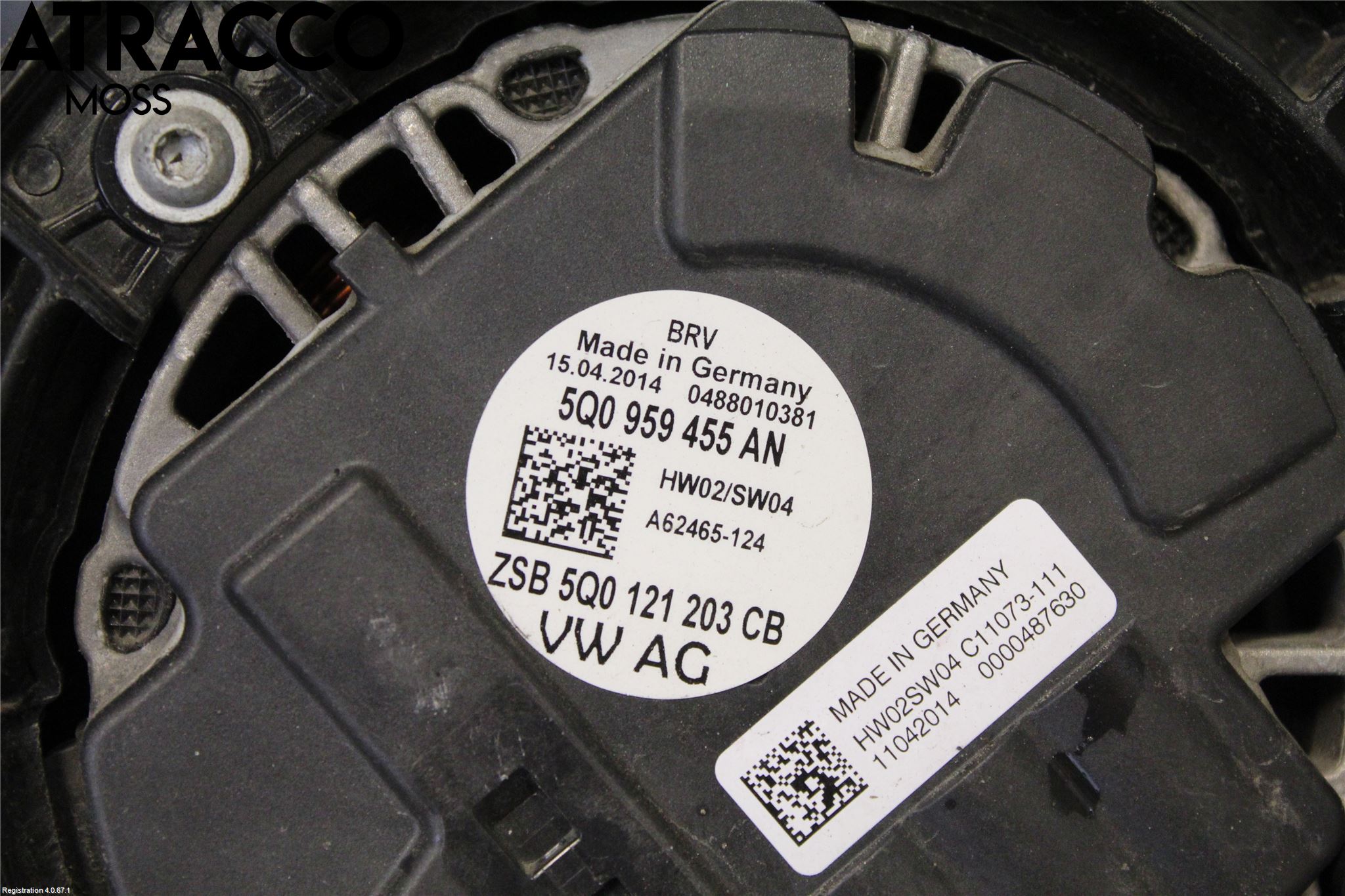 Volkswagen VW GOLF / E-GOLF VII 13-20 Kjølevifte Elektrisk