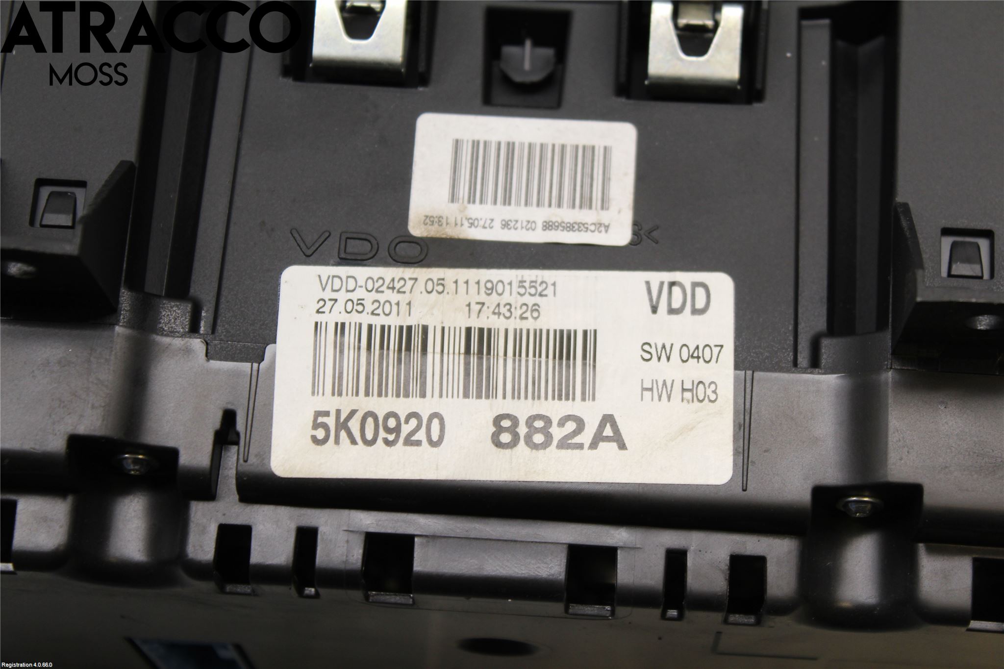 Volkswagen VW GOLF VI 09-13 Instr Kombinert