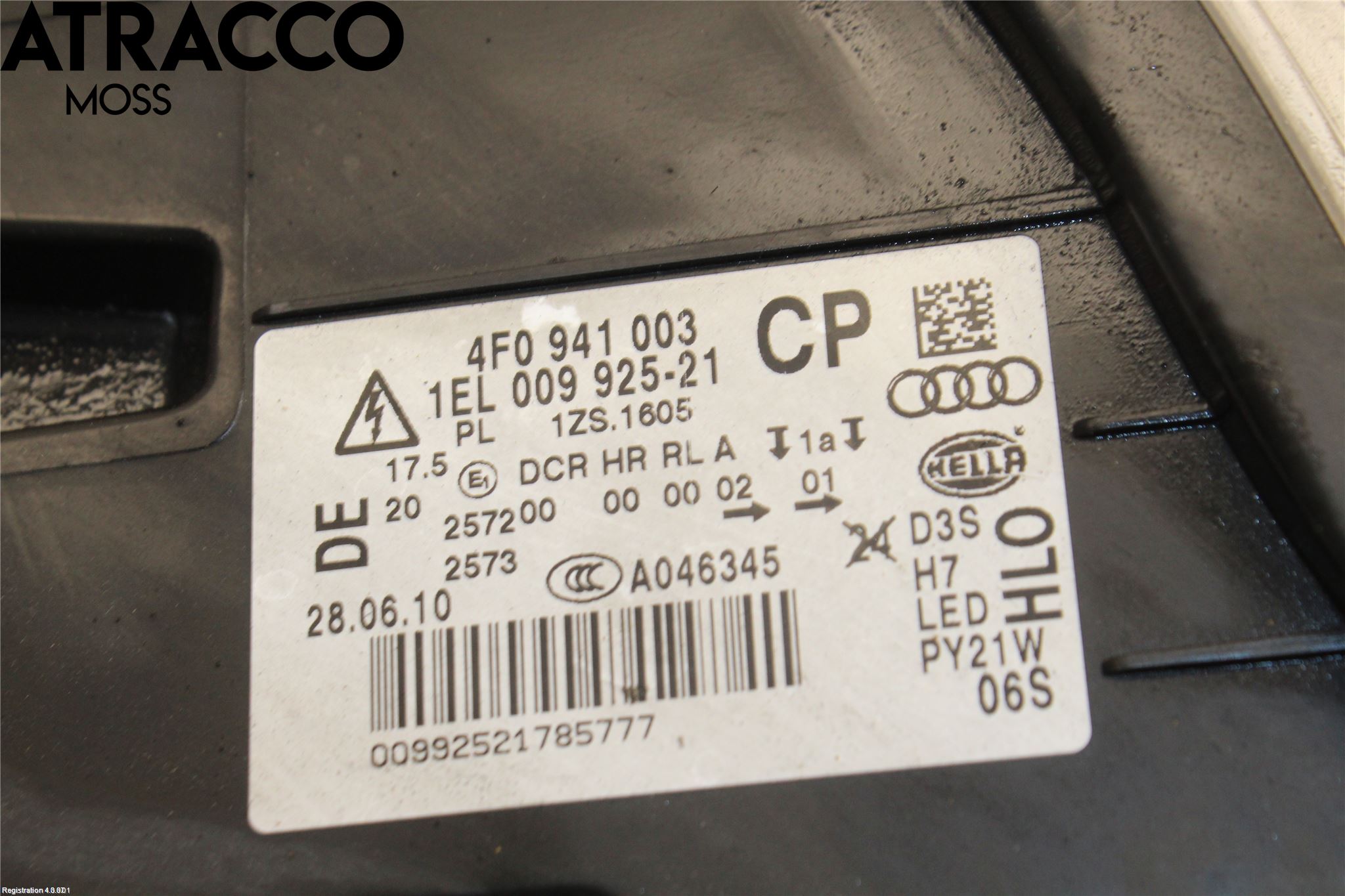 Audi A6/S6     05-11 Frontlykt Venstre