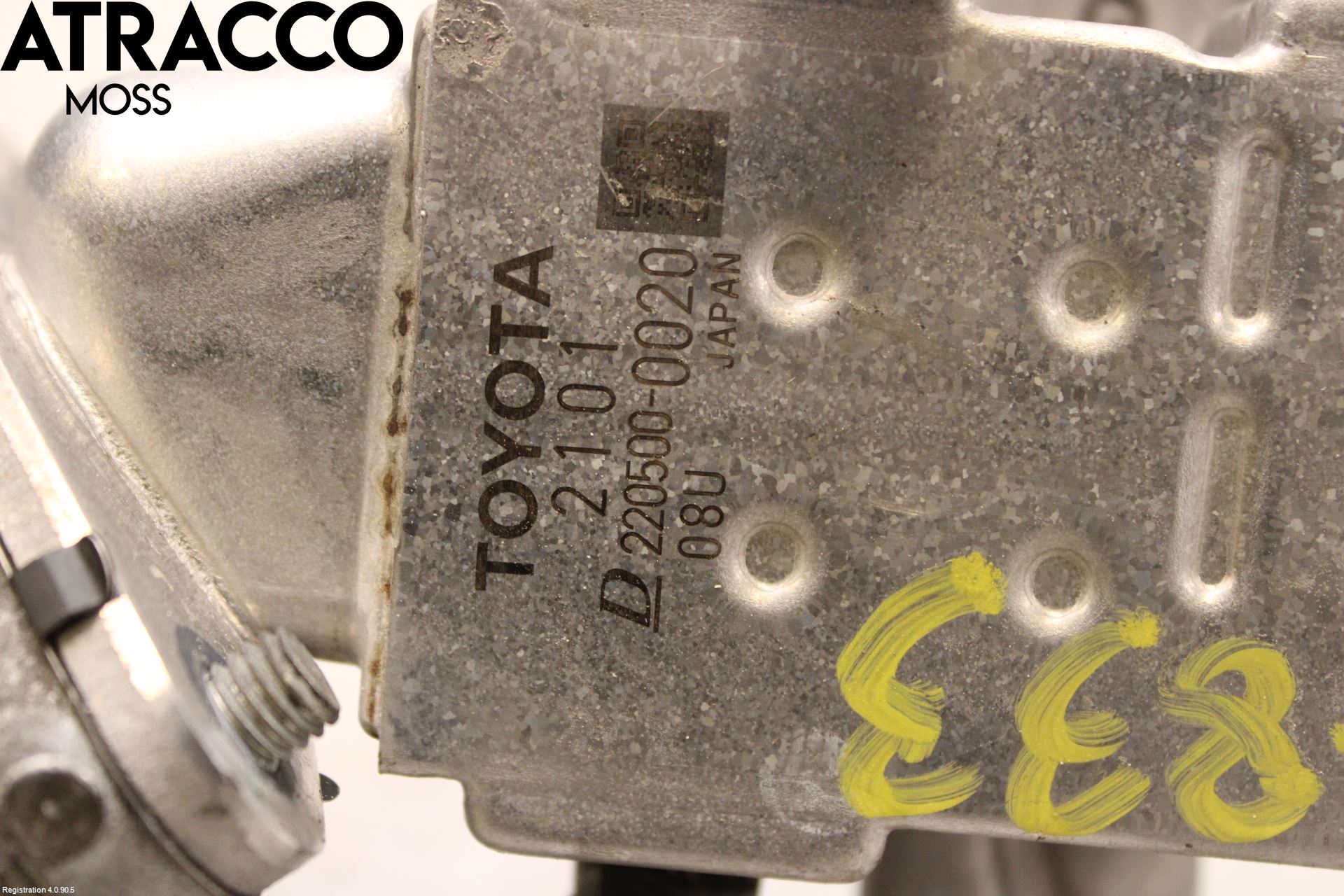 Toyota YARIS XP130 15-20 Eksos Kjøler