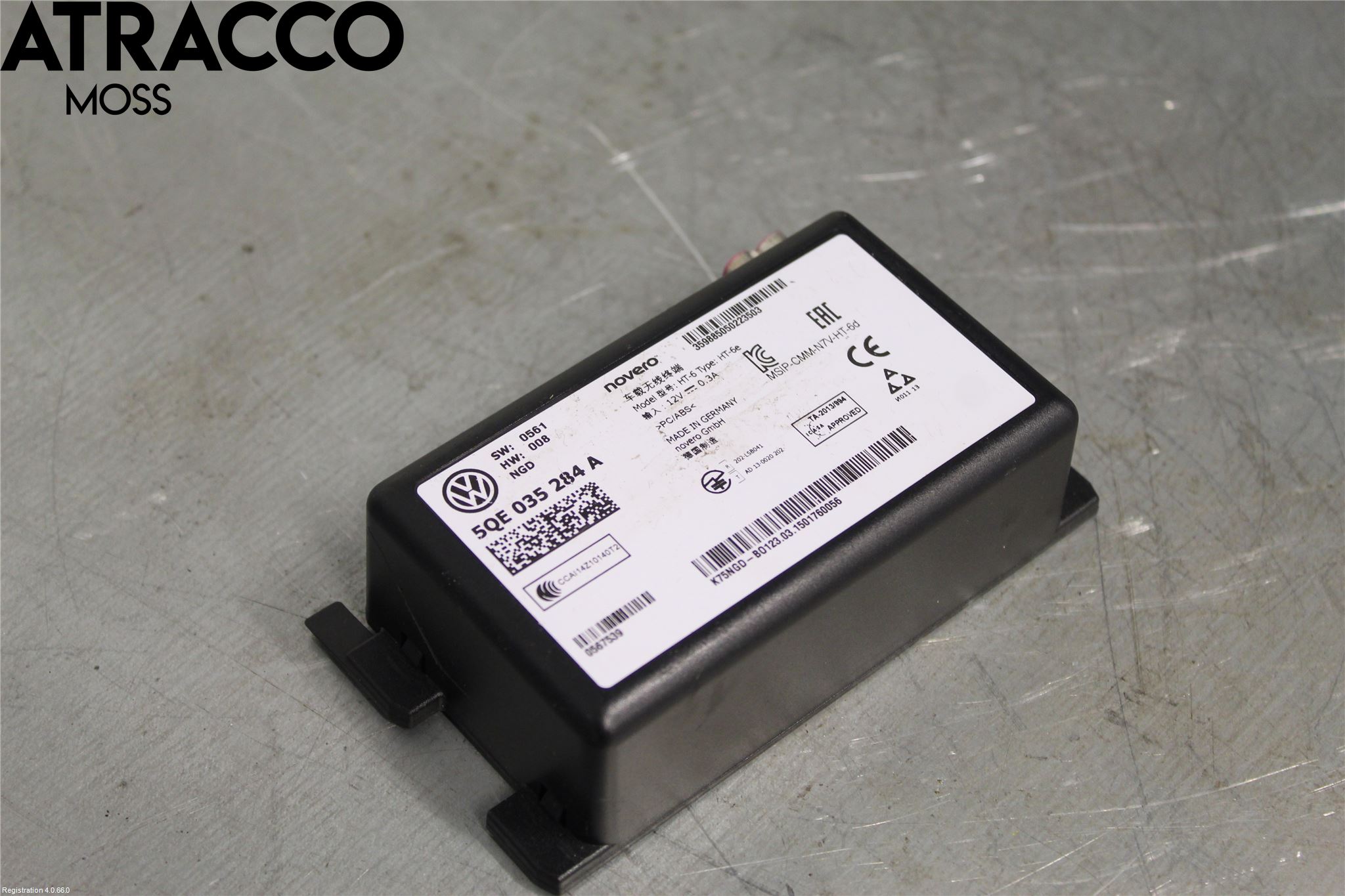 Volkswagen VW GOLF / E-GOLF VII 13-20 Styreenhet Øvrig