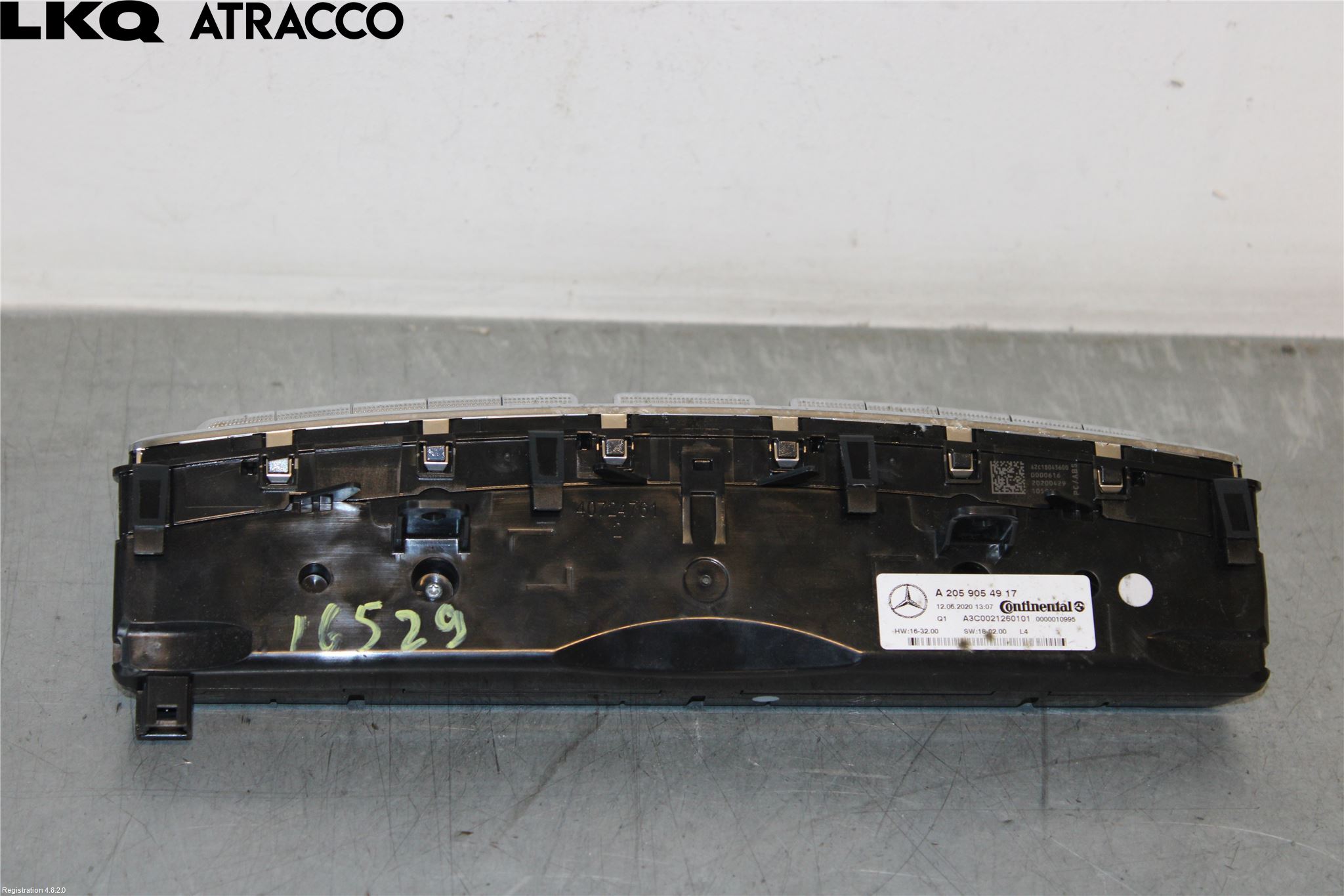 Mercedes-Benz MB EQC (N293) 20- Varme Ac Betjening-Display