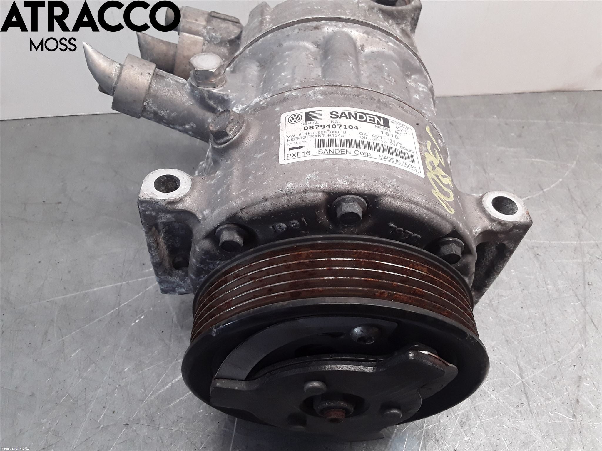 Volkswagen VW TOURAN 10-15 Varme Ac Kompressor