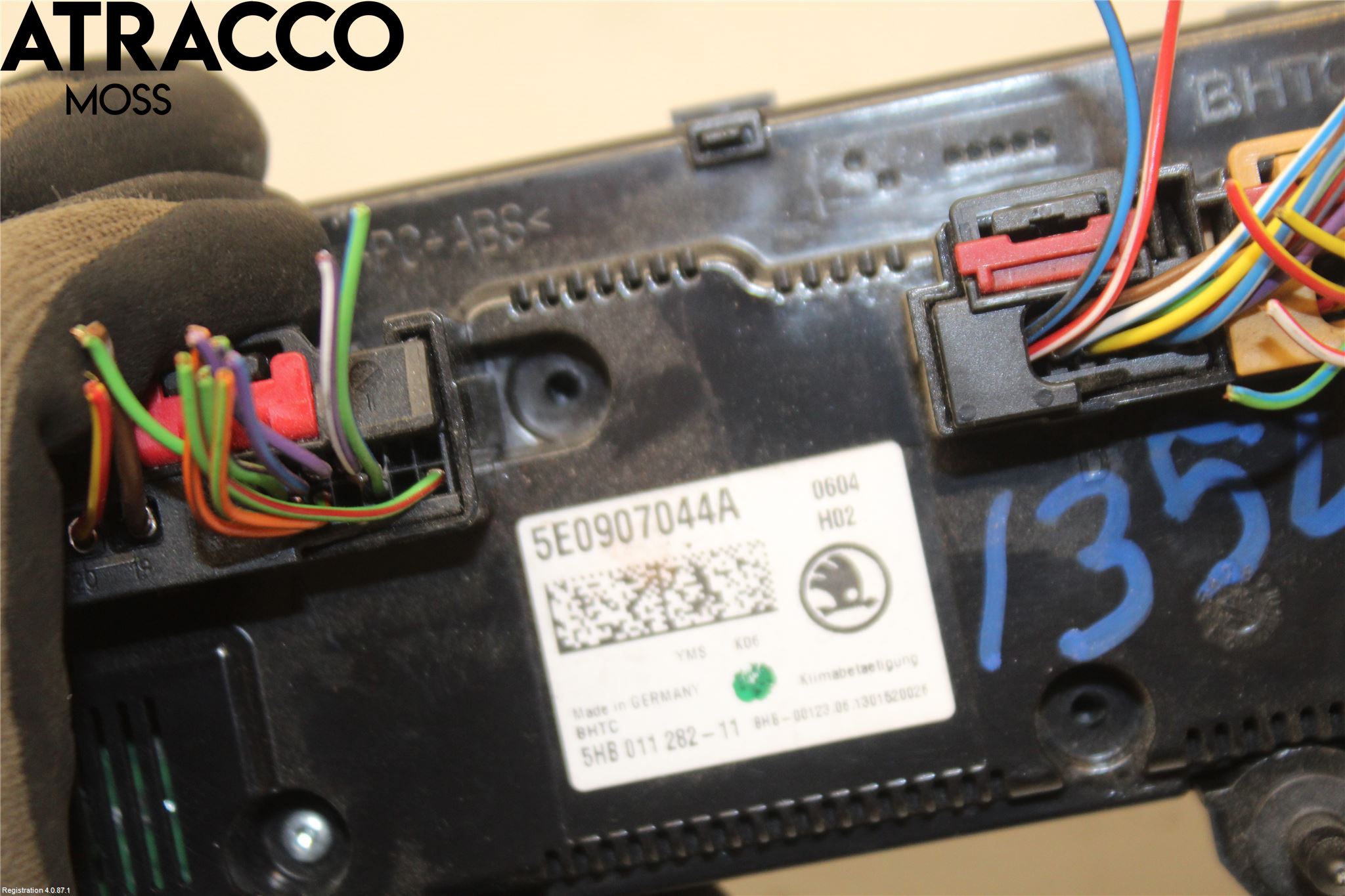 Skoda OCTAVIA (5E) 13-20 Varme Ac Betjening-Display