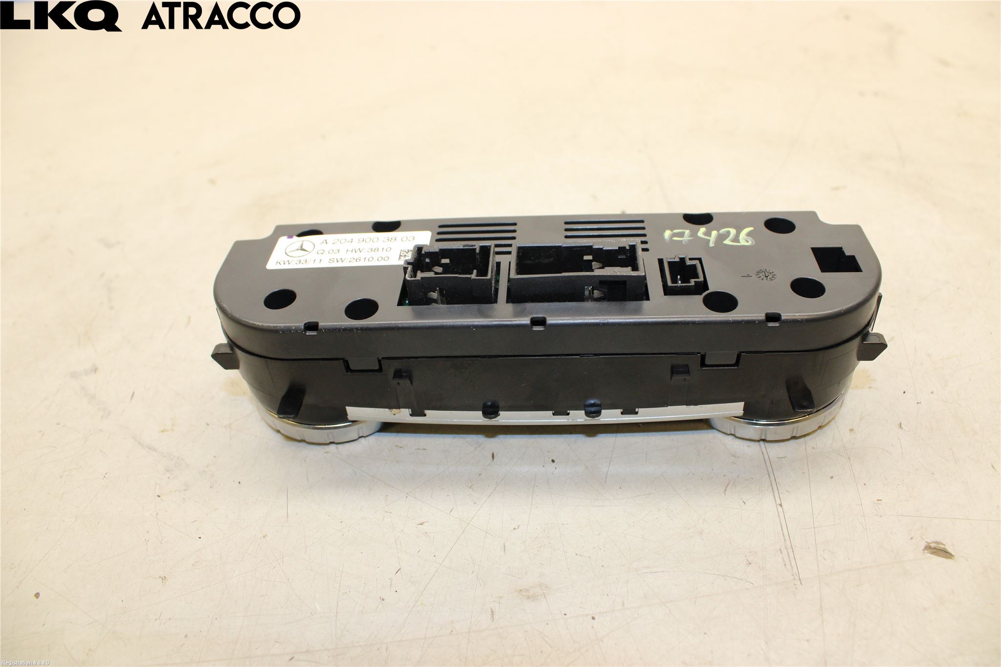 Mercedes-Benz MB C-KLASS (W204) 07-15 Styreenhet Klima