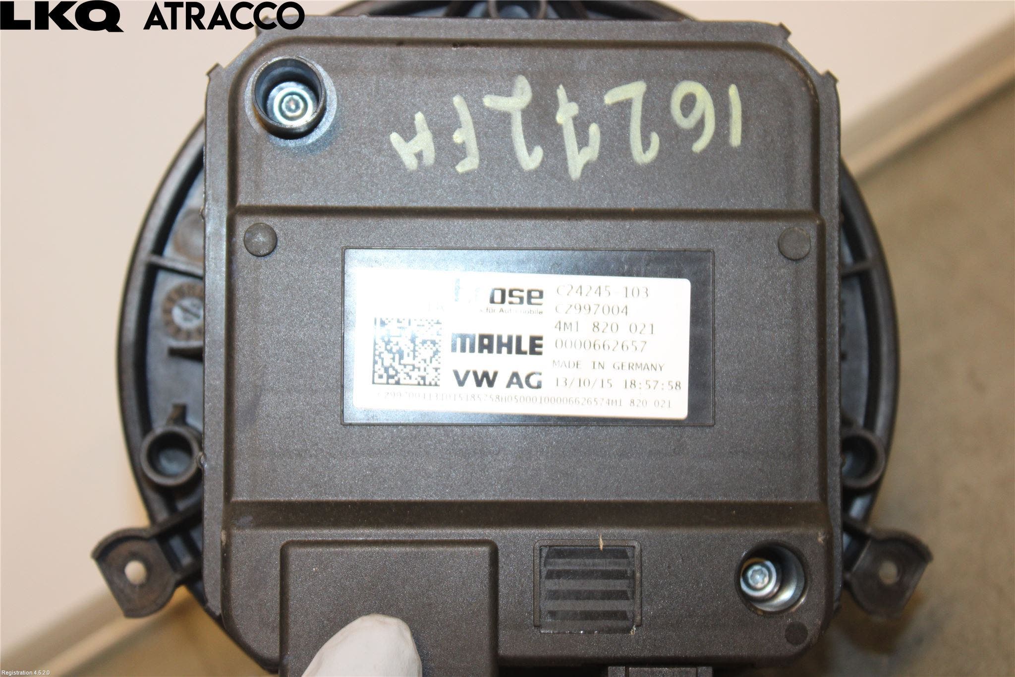 Audi A4/S4 B9 16-19 Varmeapparat Viftemotor