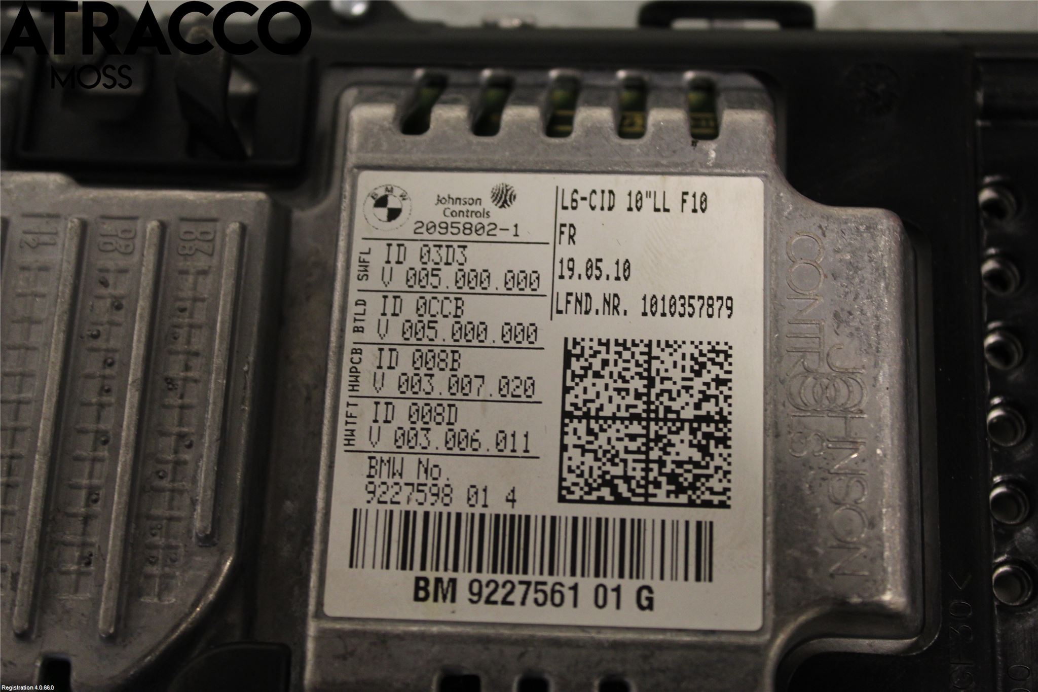 BMW 5 F10/F11/F18 09-17 Multifunktionsdisplay