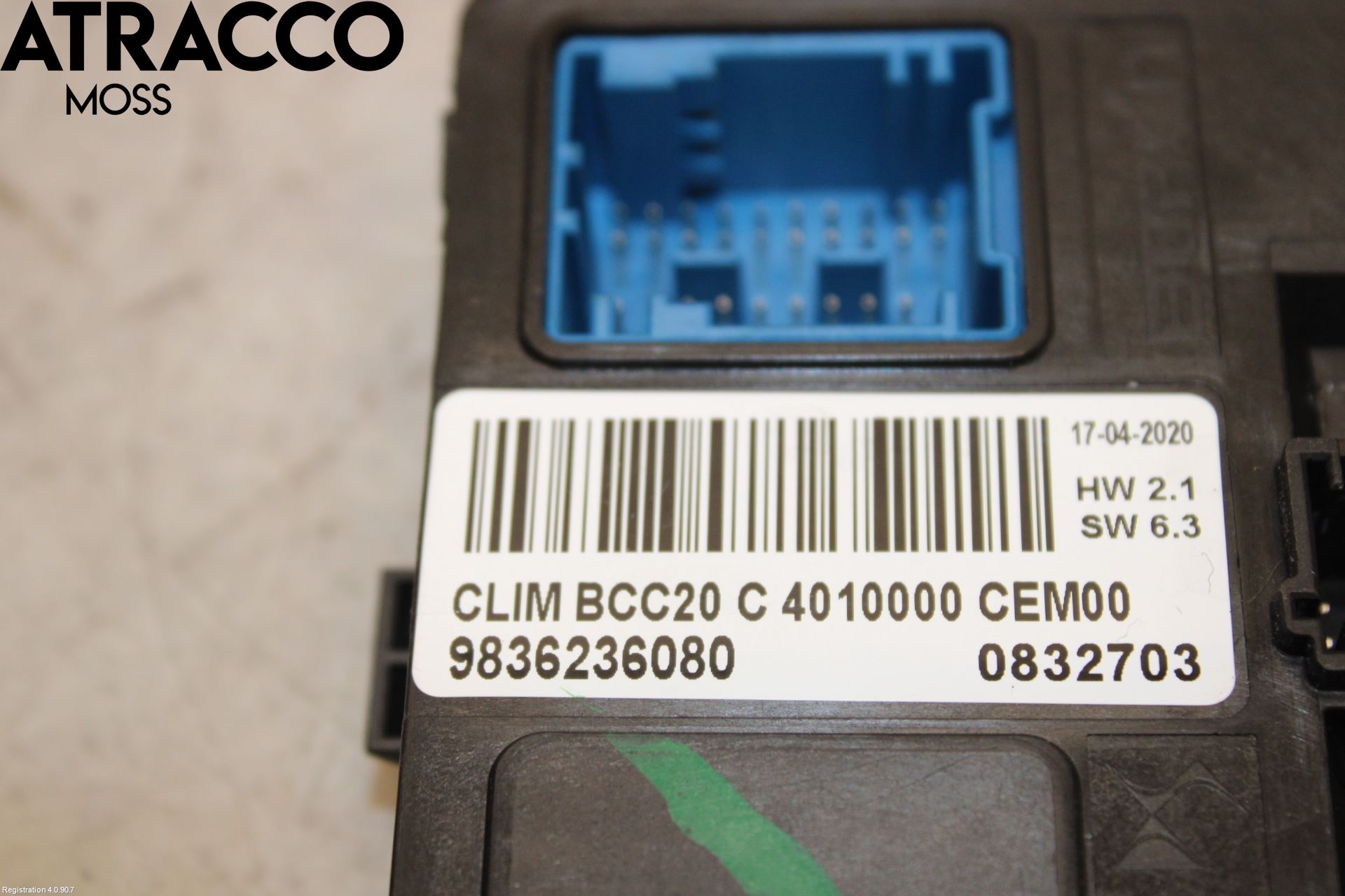 Peugeot 2008/E-2008 20- Styreenhet Øvrig