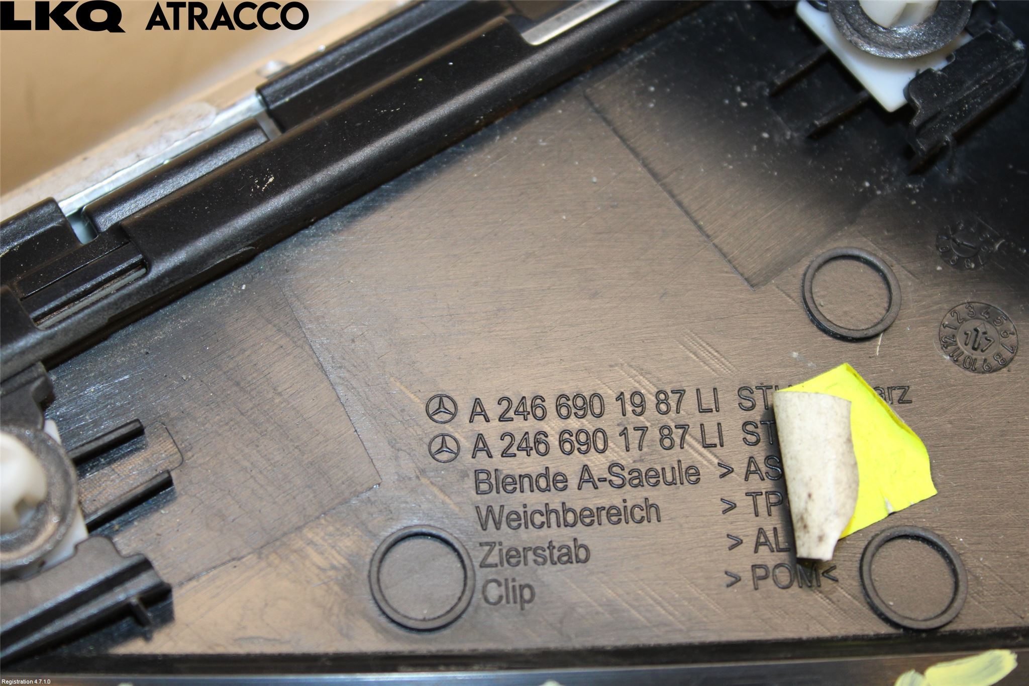 Mercedes-Benz MB B-KLASS (W246/W242) 12-19 Dør Dekorlist Vf