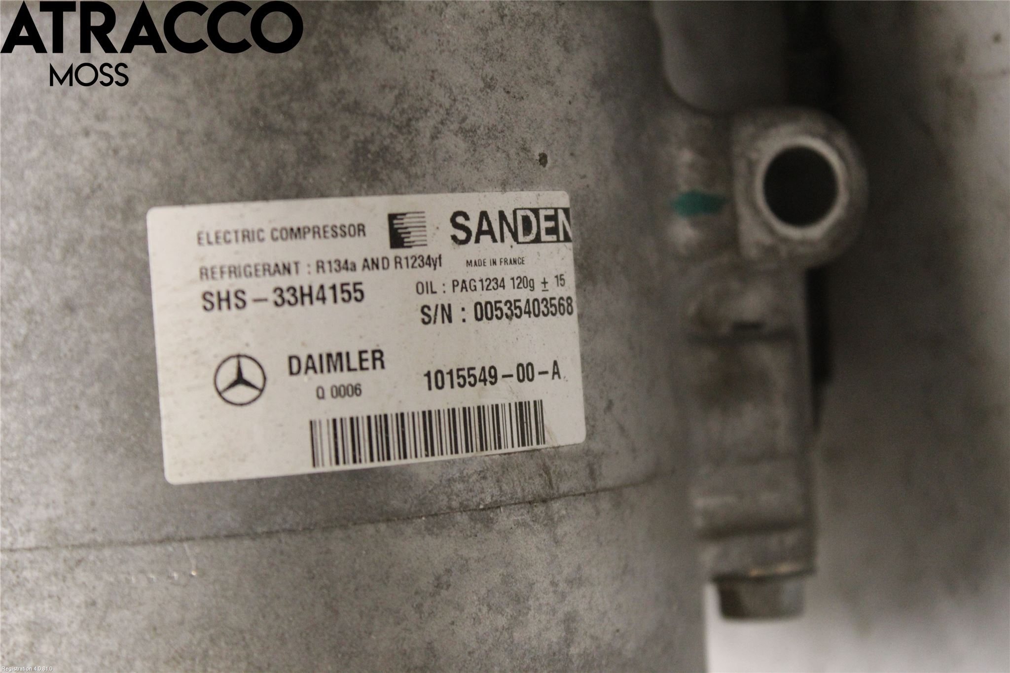 Mercedes-Benz MB B-KLASS (W246/W242) 12-19 Varme Ac Kompressor