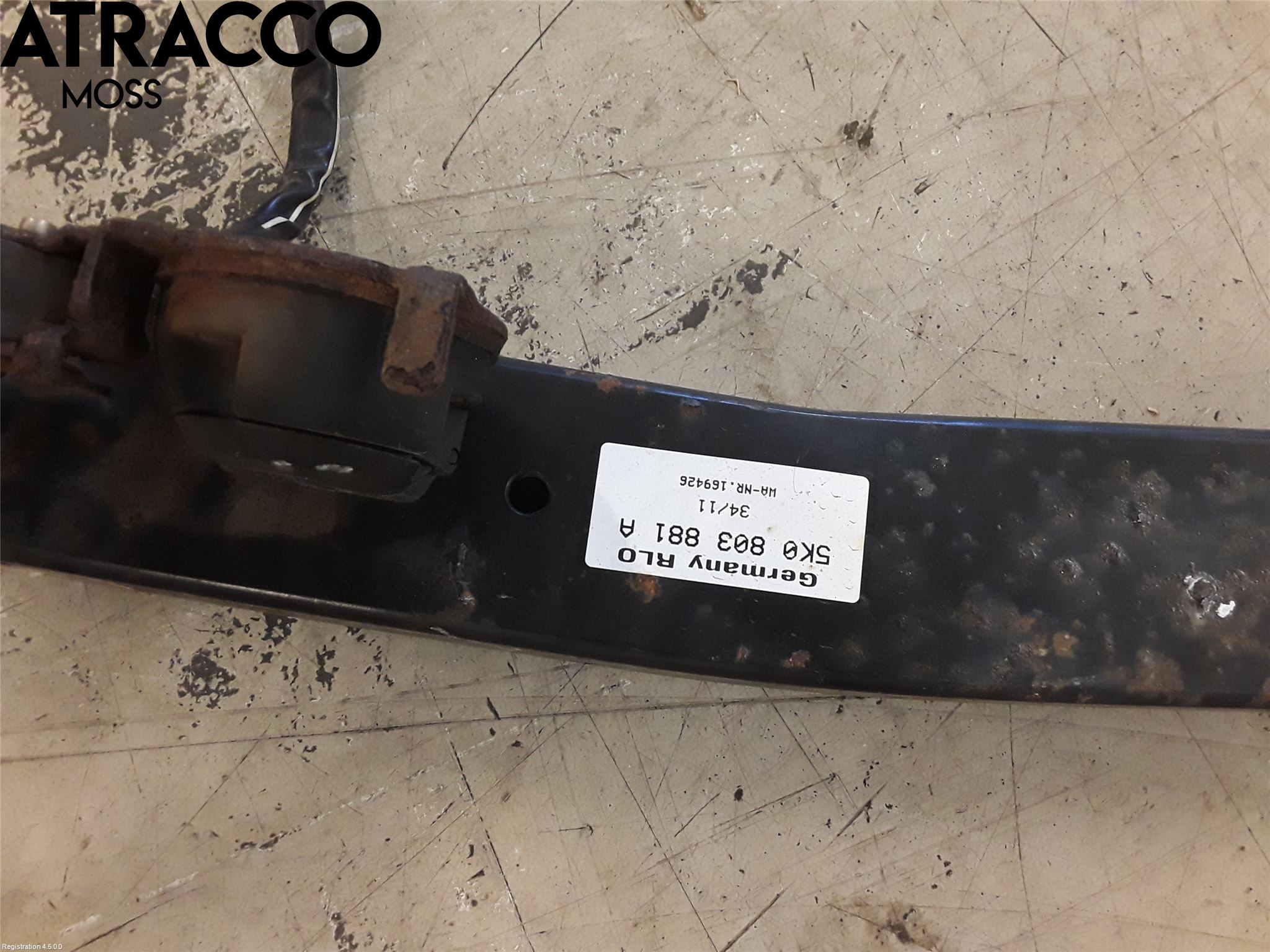 Volkswagen VW GOLF VI 09-13 Tilhengerfeste