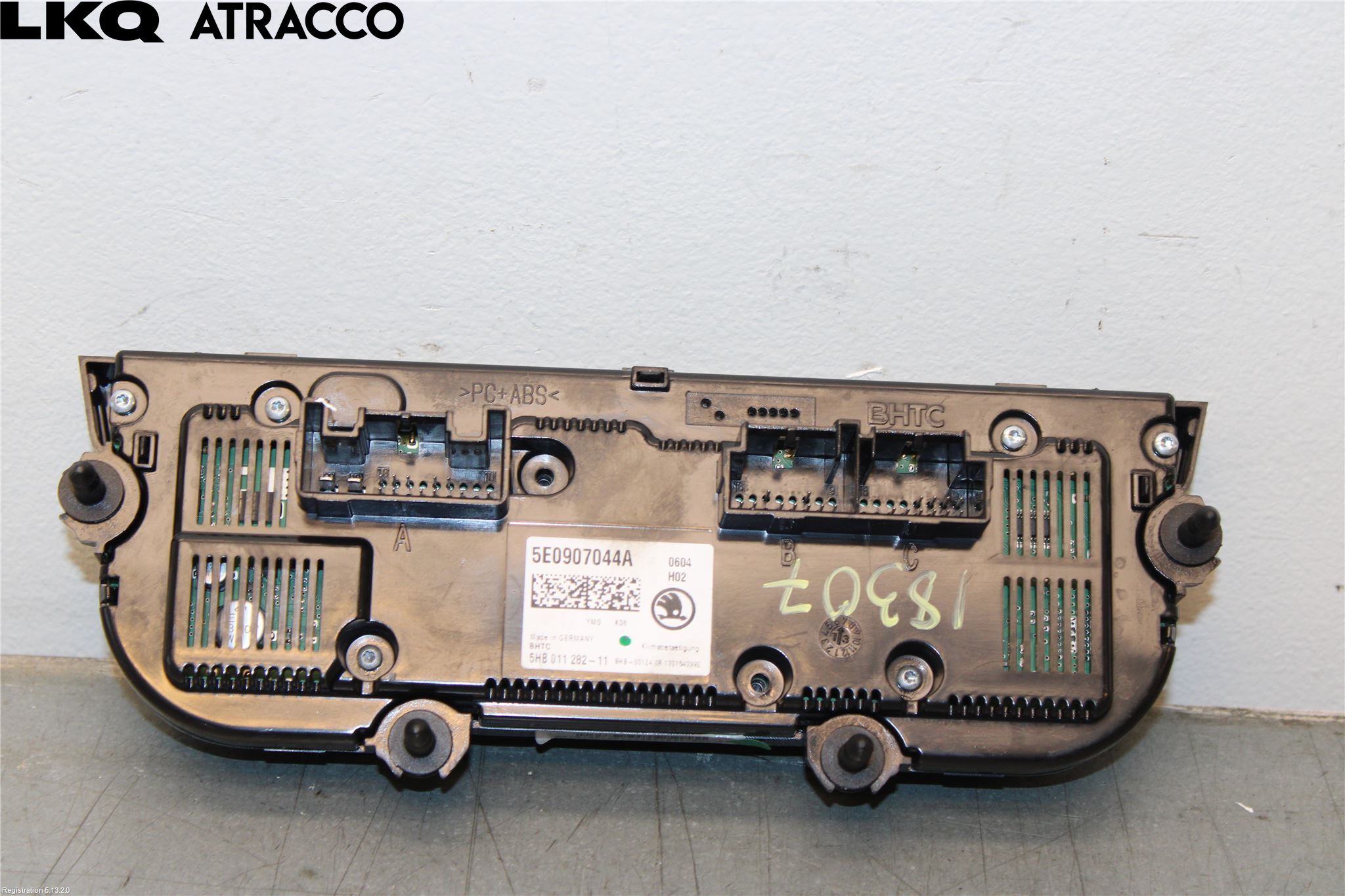 Skoda OCTAVIA (5E) 13-20 Varme Ac Betjening-Display
