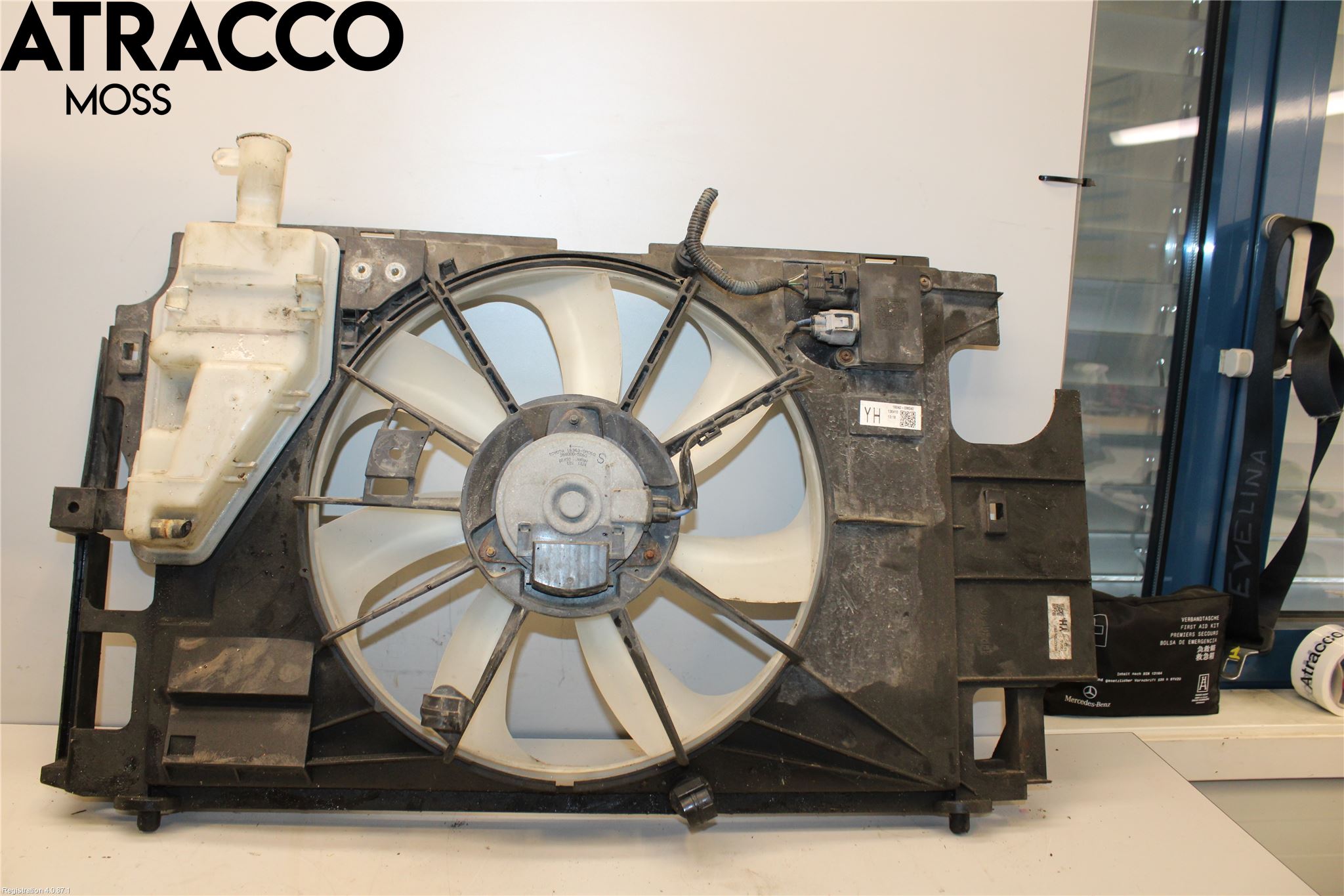 Toyota YARIS XP130 12-14 Kjølevifte Elektrisk