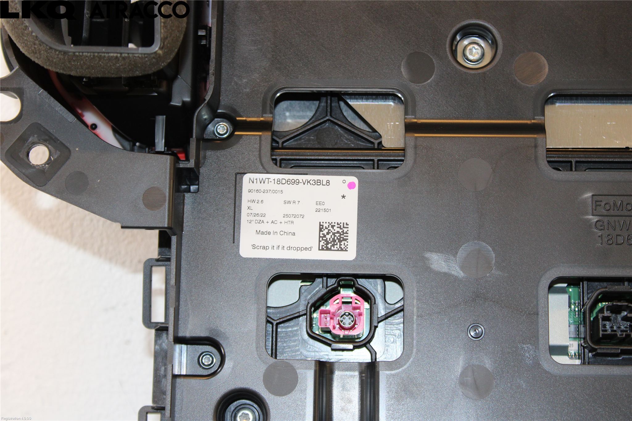Ford RANGER EU 12-23 Varme Ac Betjening-Display