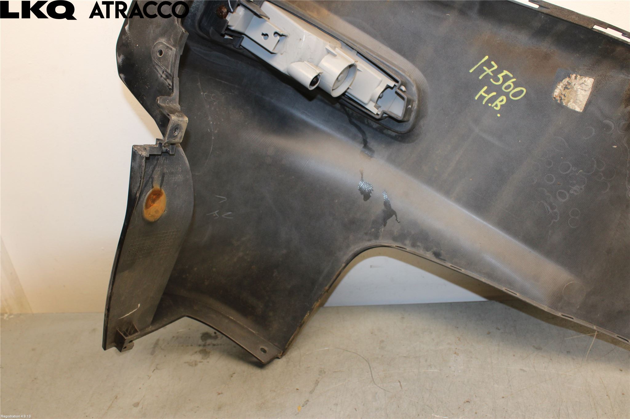 Mitsubishi OUTLANDER 07-12 Støtfanger Bak Hjørne Høyre