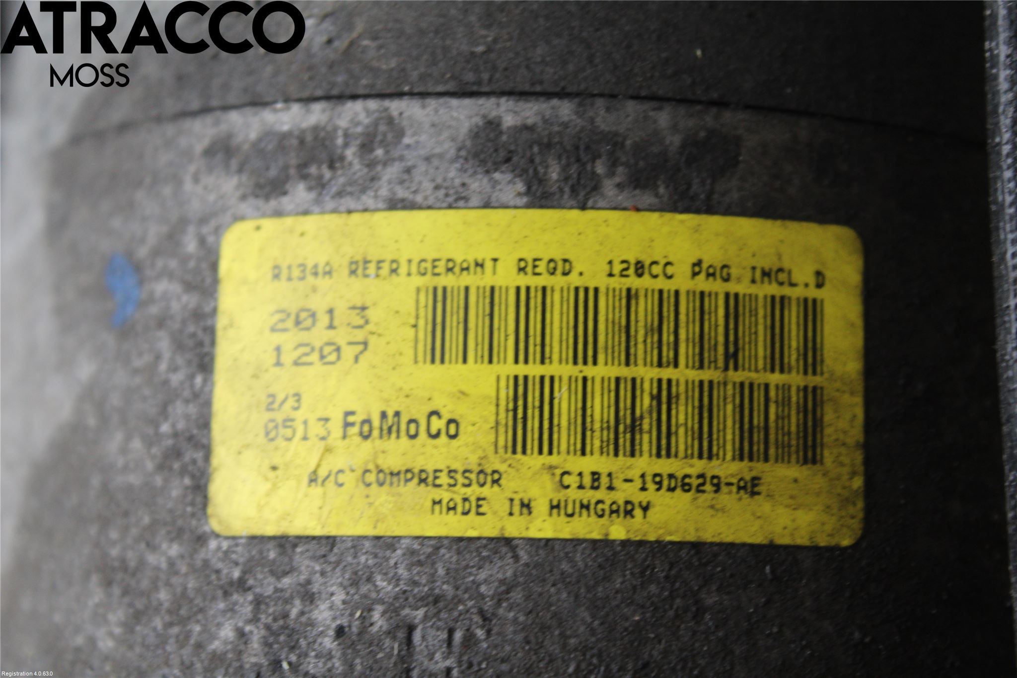 Ford FIESTA 13-17 Varme Ac Kompressor