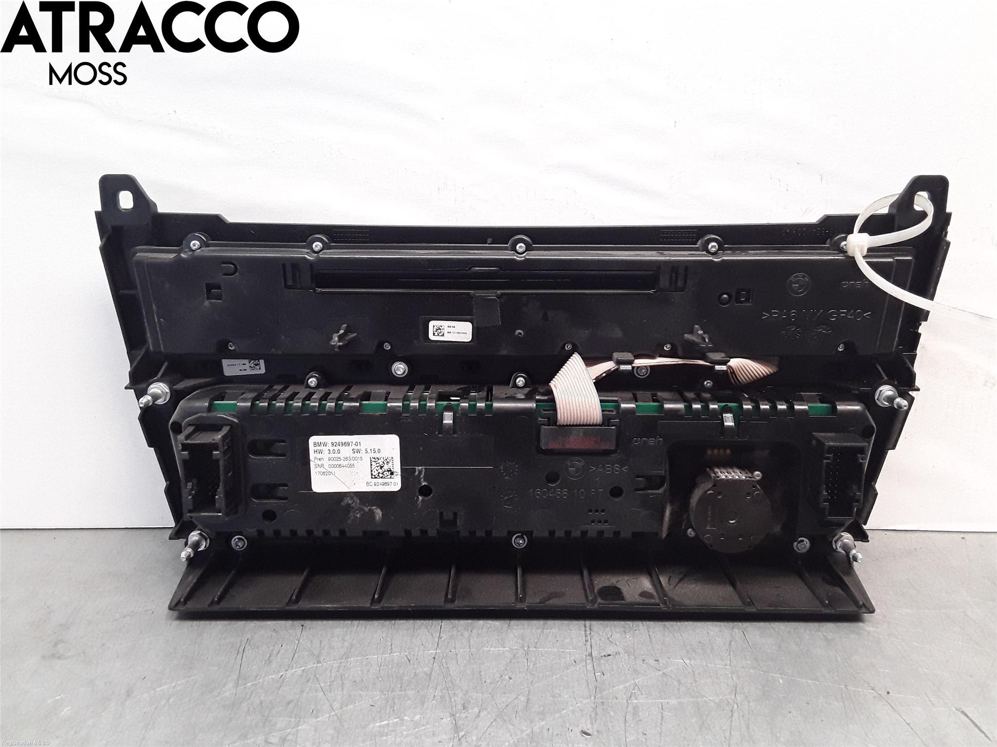BMW 5 F10/F11/F18 09-17 Varme Ac Betjening-Display
