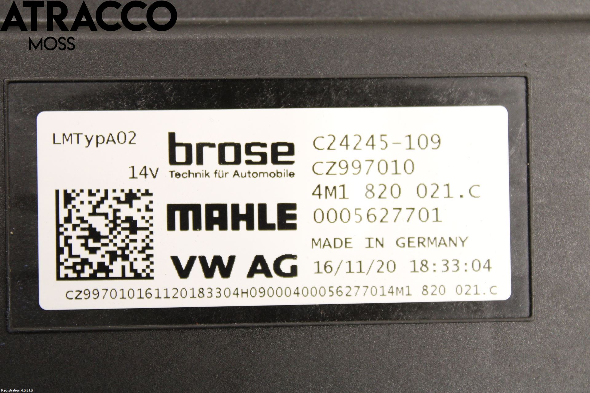 Audi E-TRON, S GE 19- Varme Ac Varmeapparatvifte