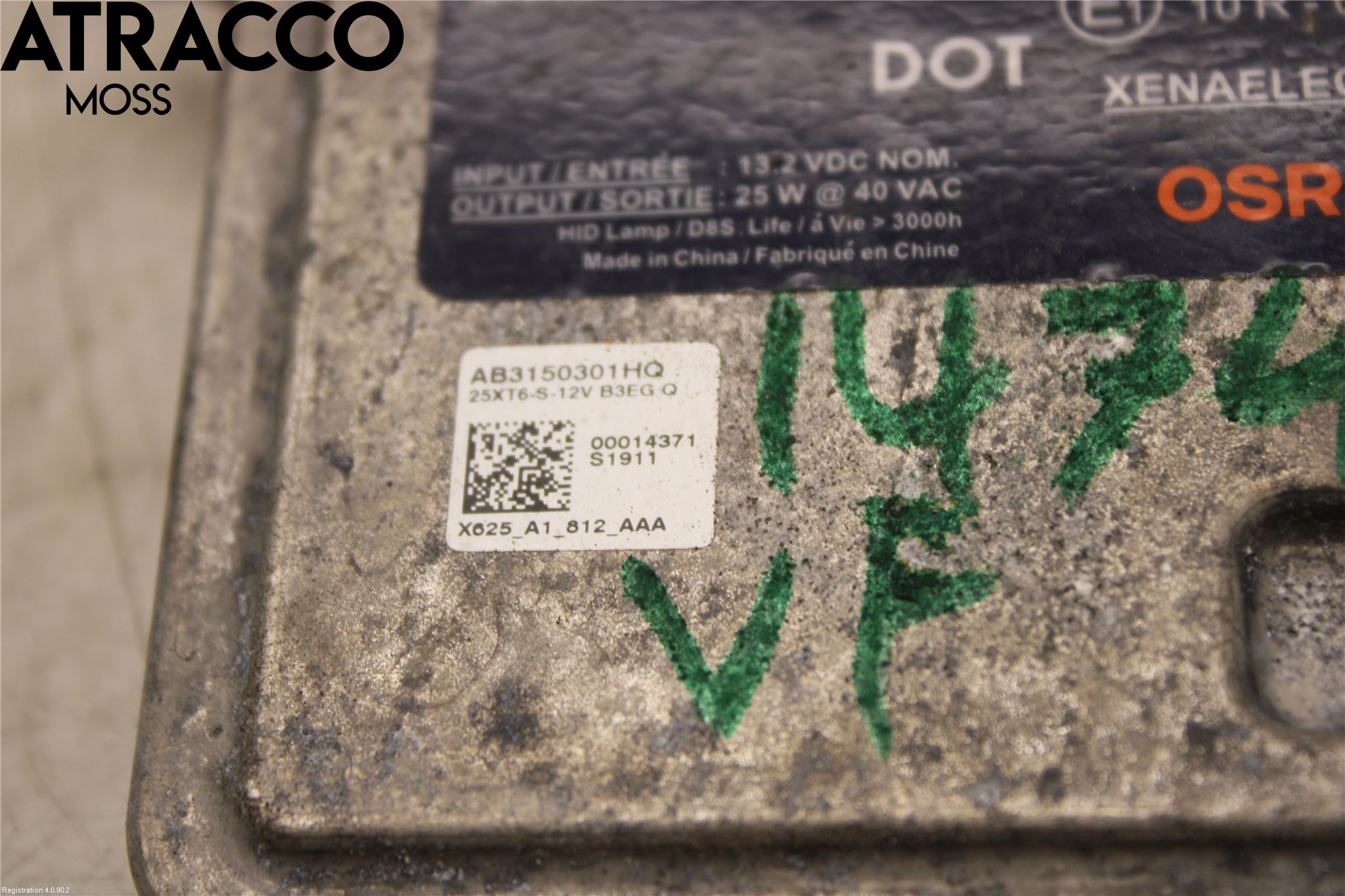 Ford TRANSIT/TOURNEO CONNECT 13-22 Styreenhet Xenon