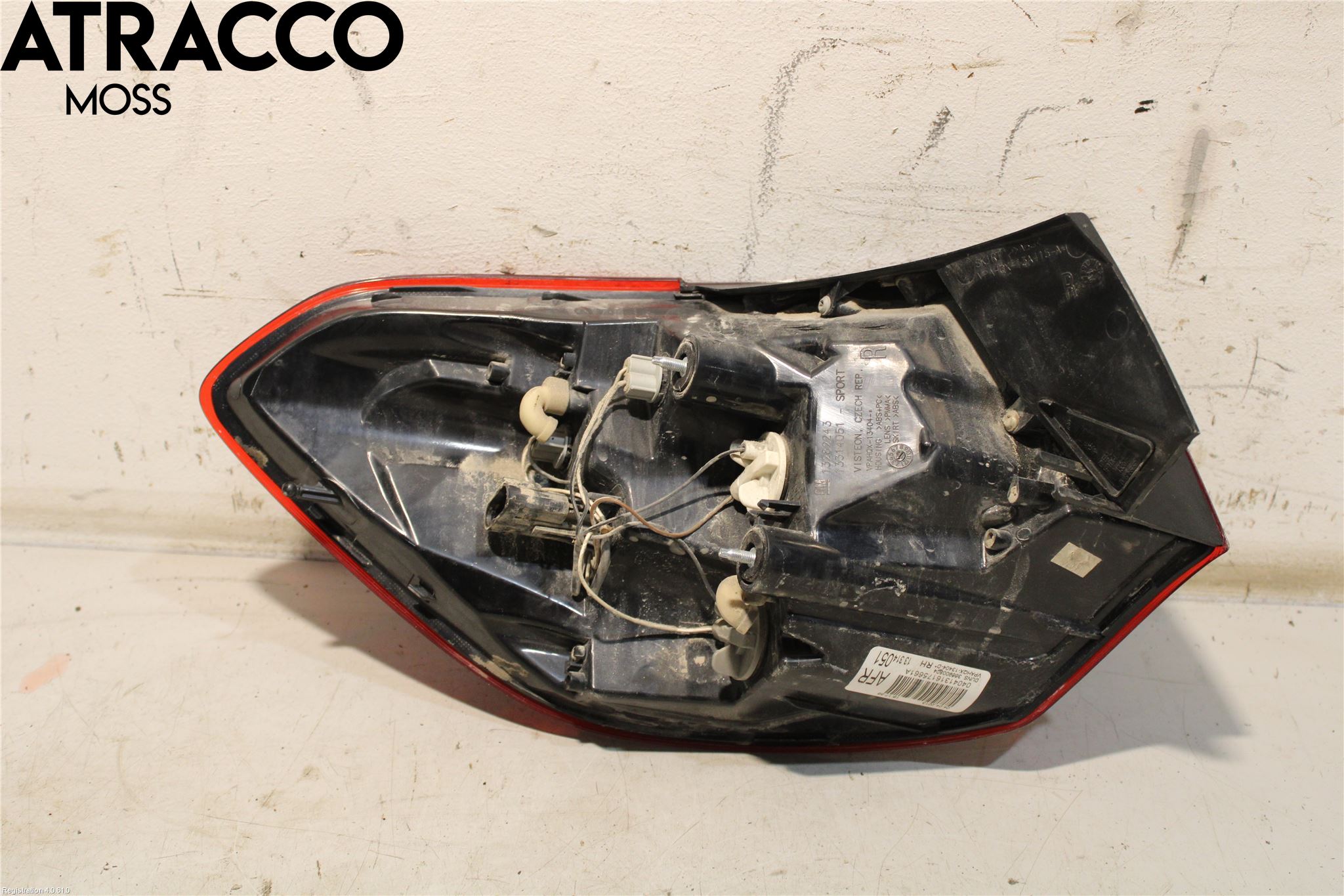 Opel ASTRA J 10-15 Baklykt Høyre