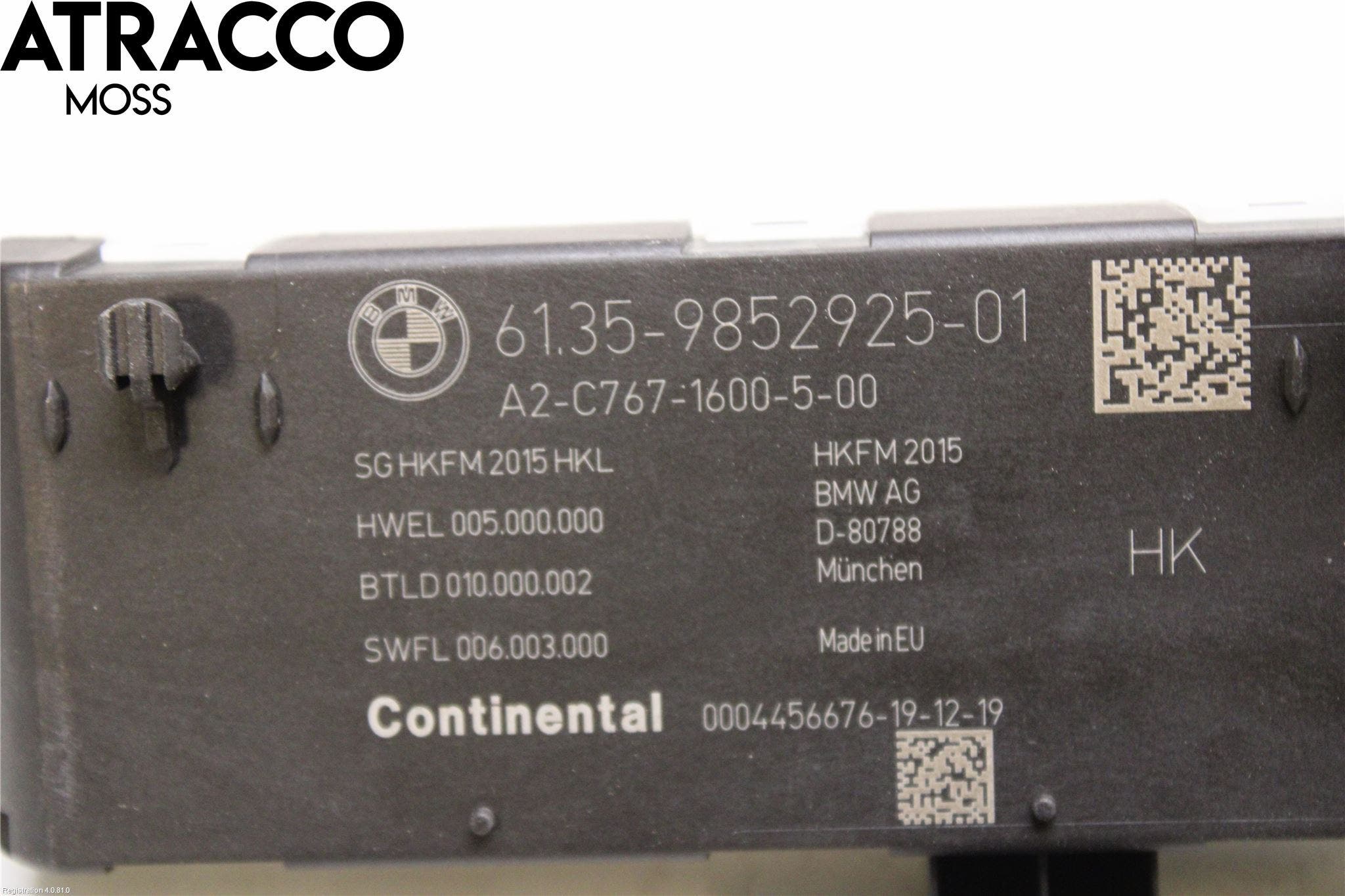 BMW X3 G01 18- Styreenhet Bakluke