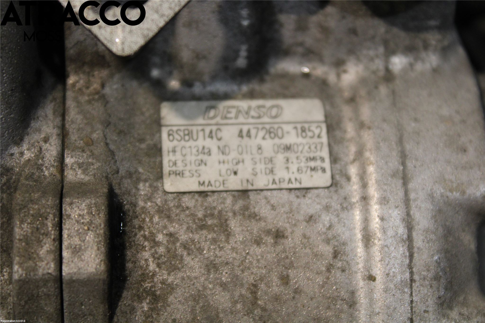 BMW X1 E84 10-15 Varme Ac Kompressor