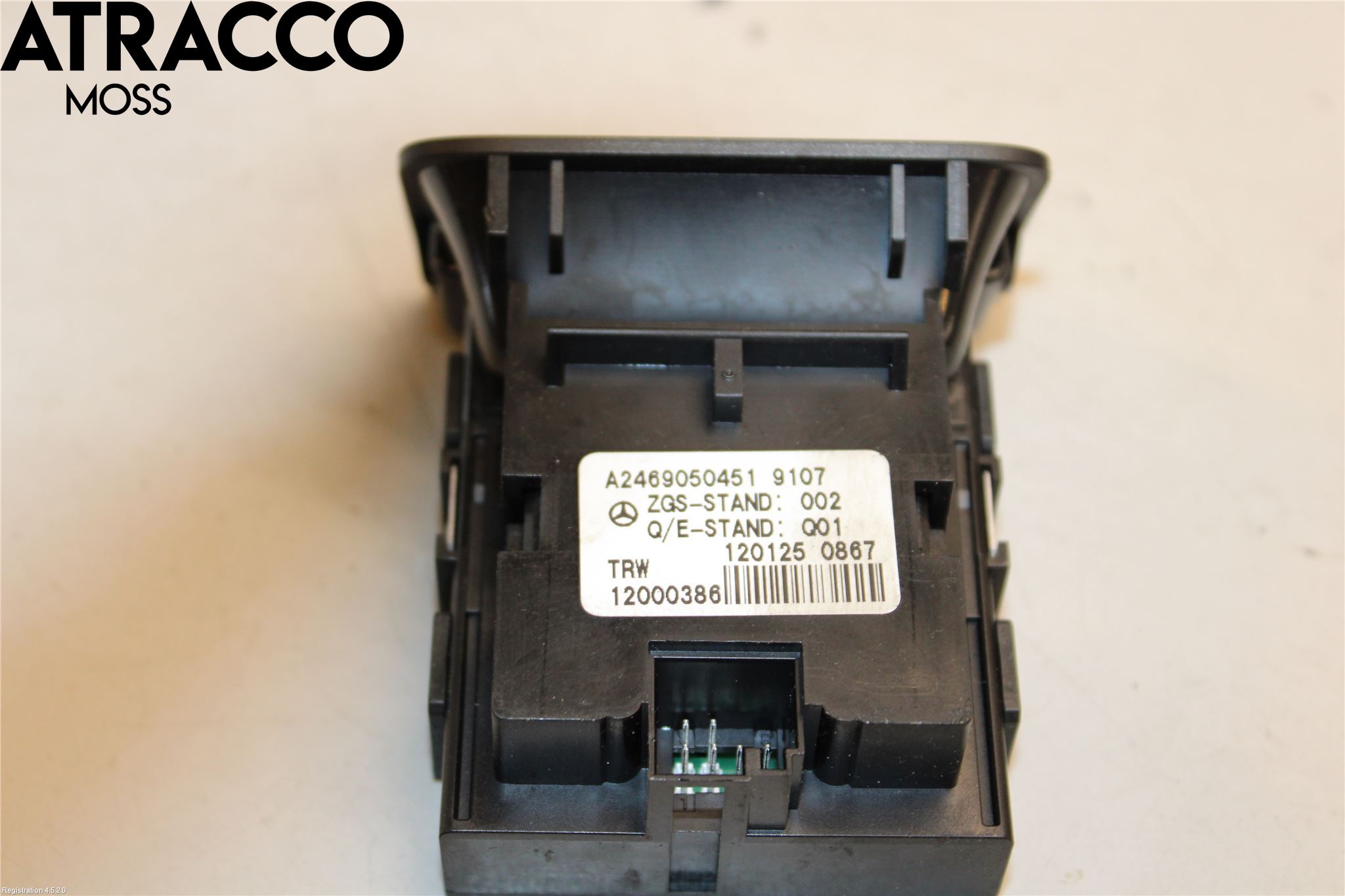 Mercedes-Benz MB B-KLASS (W246/W242) 12-19 Bryter Parkeringsbrems