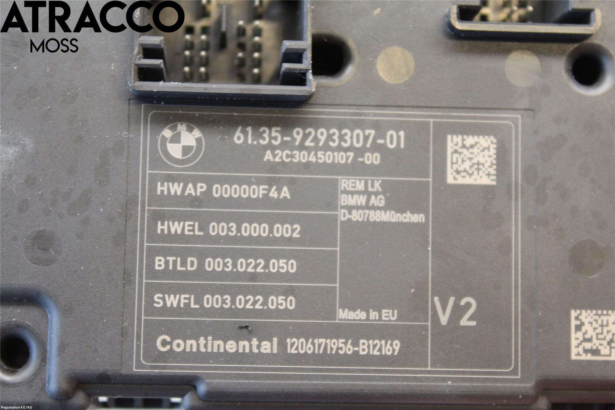 BMW 3 F30/F31/F80 12-19 Styreenhet Øvrig