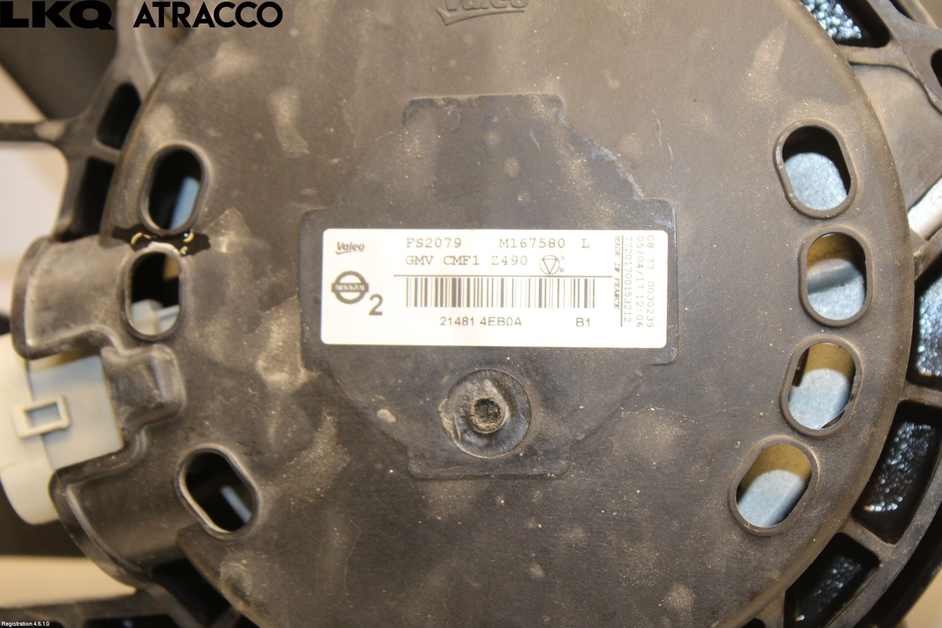 Nissan QASHQAI 17-21 Kjølevifte Elektrisk