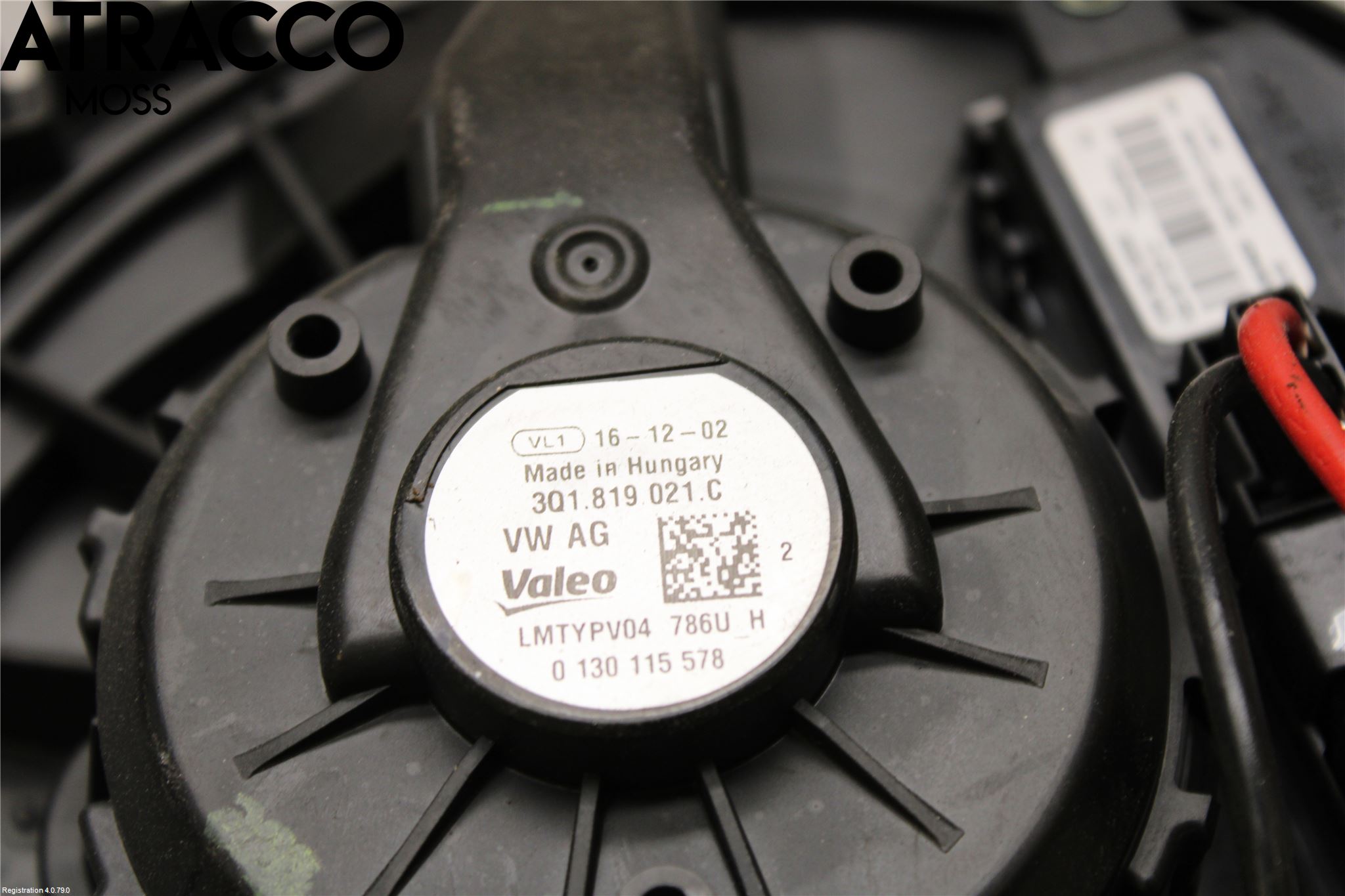 Volkswagen VW PASSAT 15-19 Varme Ac Varmeapparatvifte