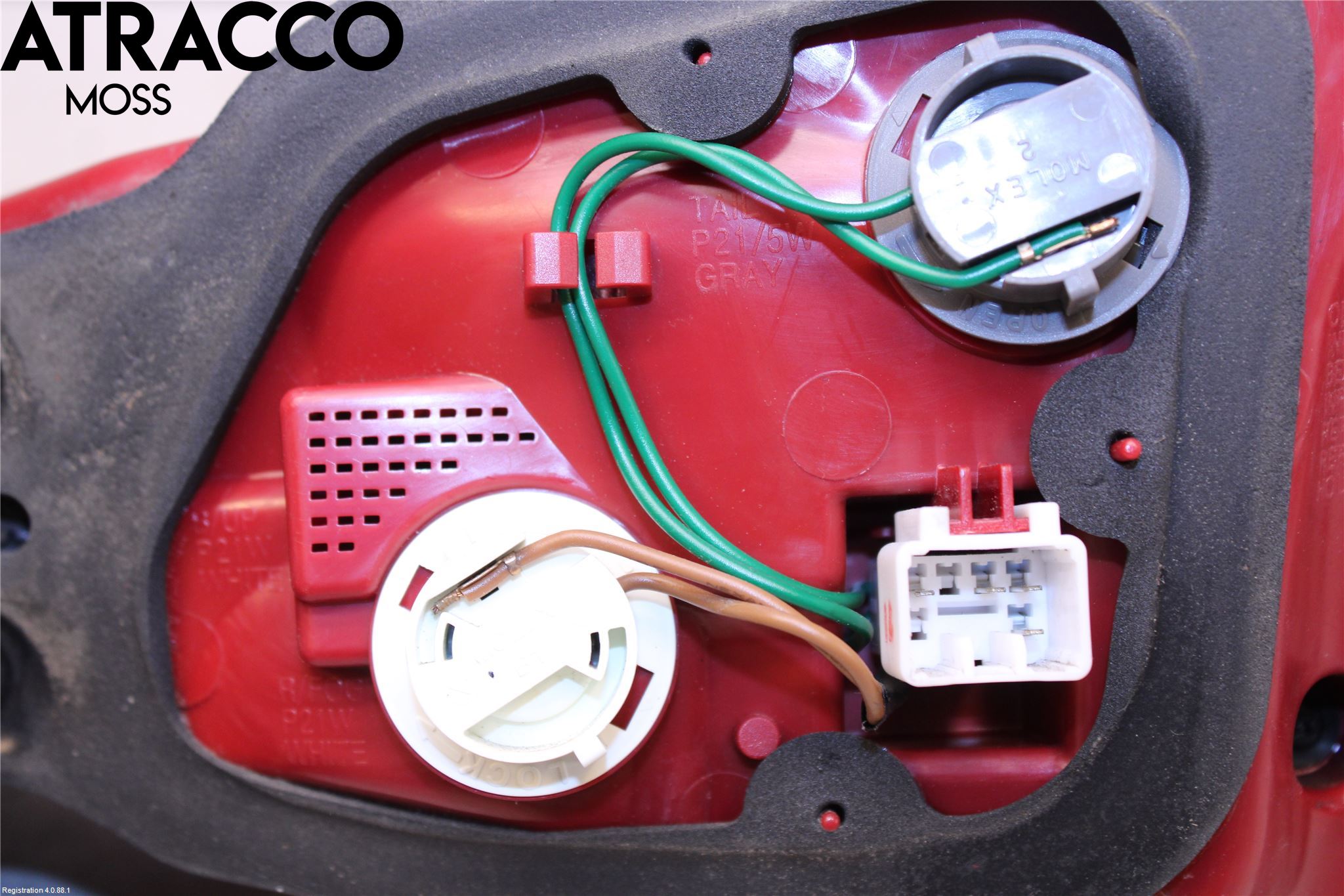 Kia CEED 12-18 Baklykt Venstre  På Luke(Indre