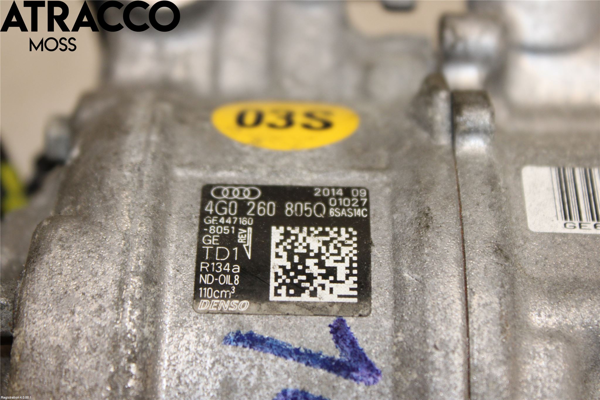 Audi A6/S6 4G 11-18 Varme Ac Kompressor