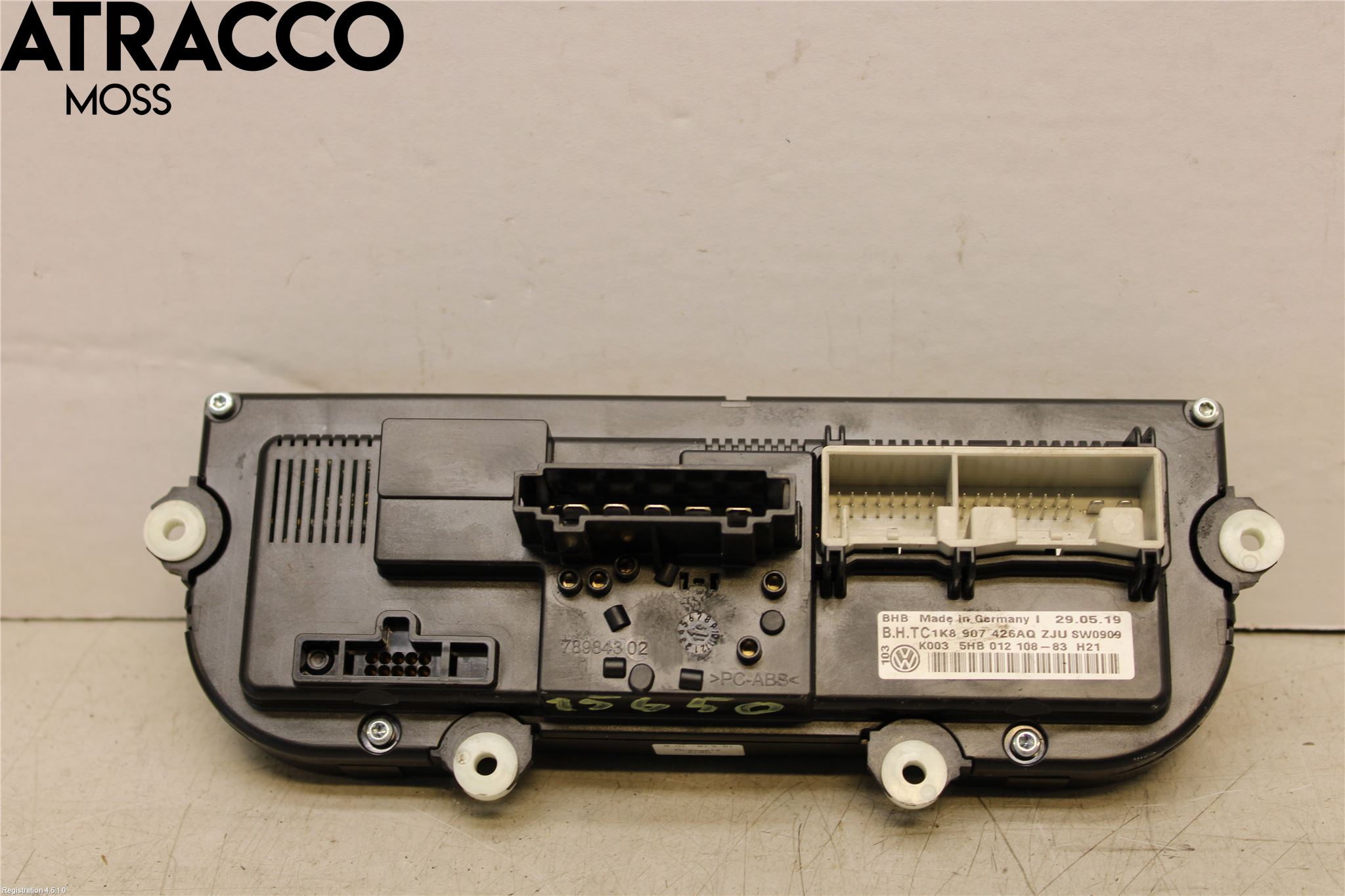 Volkswagen VW CADDY 11-15 Varme Ac Betjening-Display