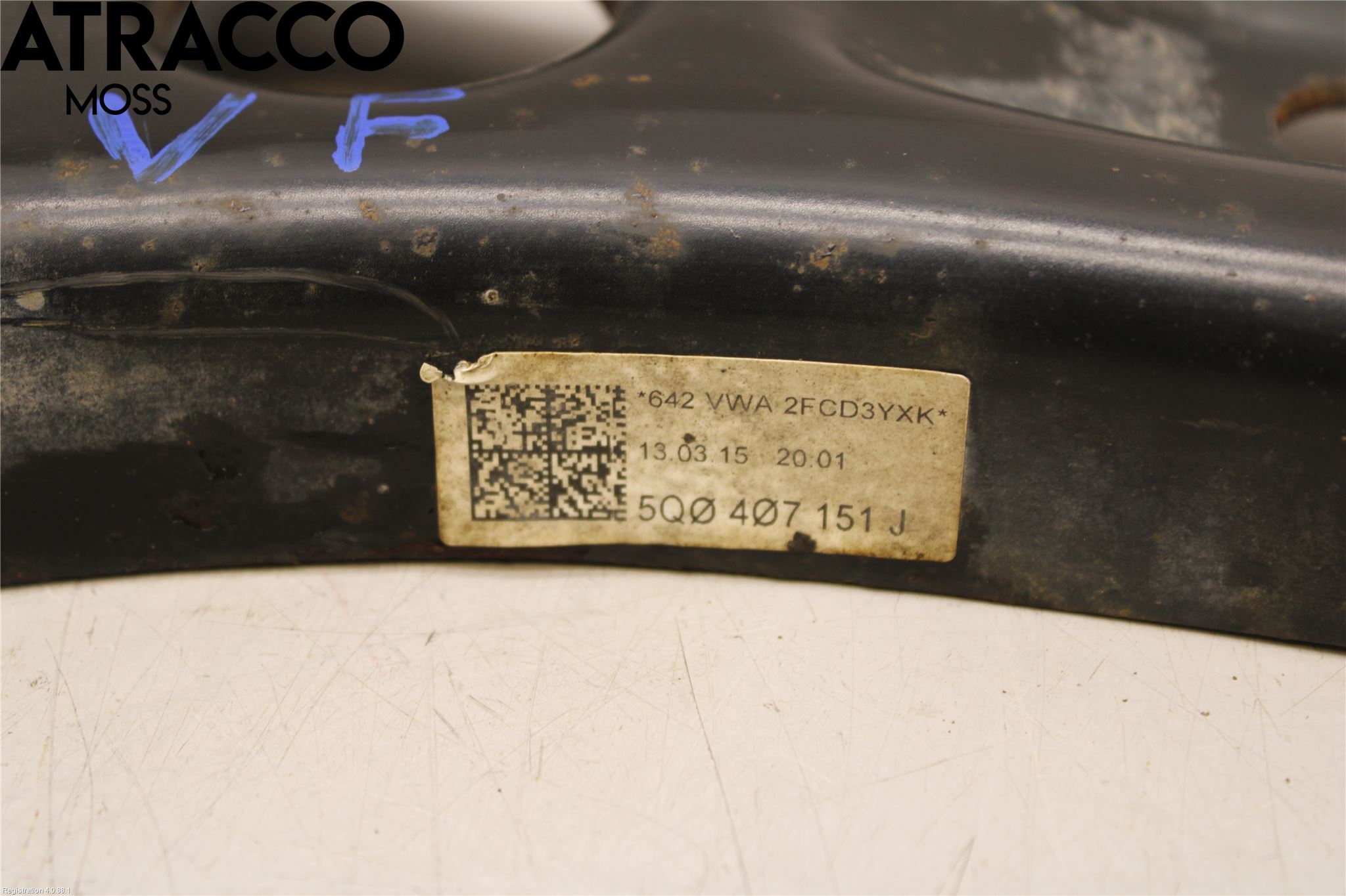 Volkswagen VW GOLF / E-GOLF VII 13-20 Bærearm Foran Venstre Nedre