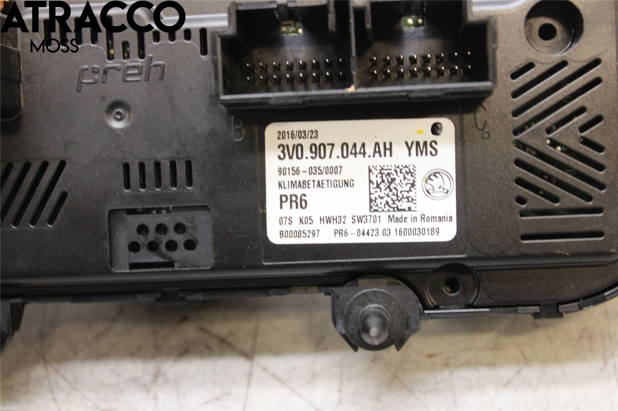 Skoda SUPERB 16-24 Varme Ac Betjening-Display